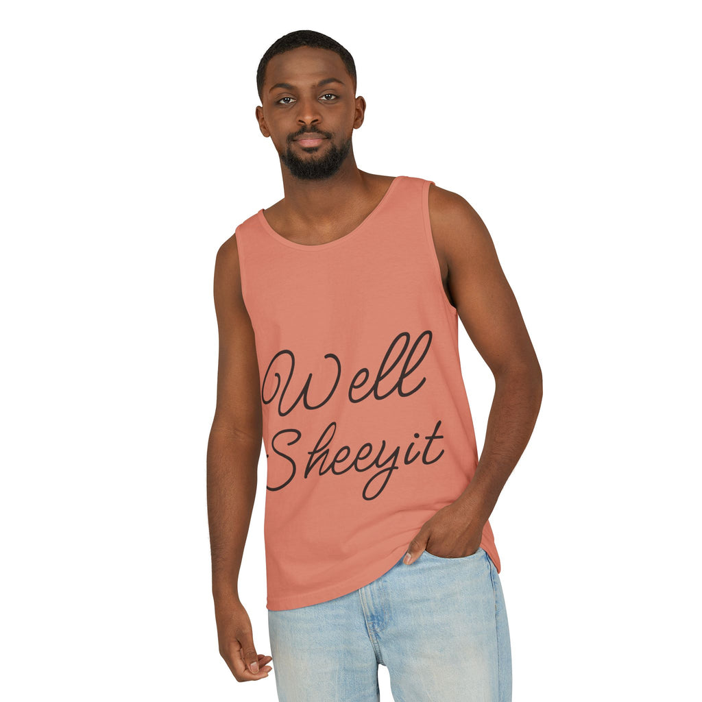 Well Sheeyit Unisex Garment-Dyed Tank Top