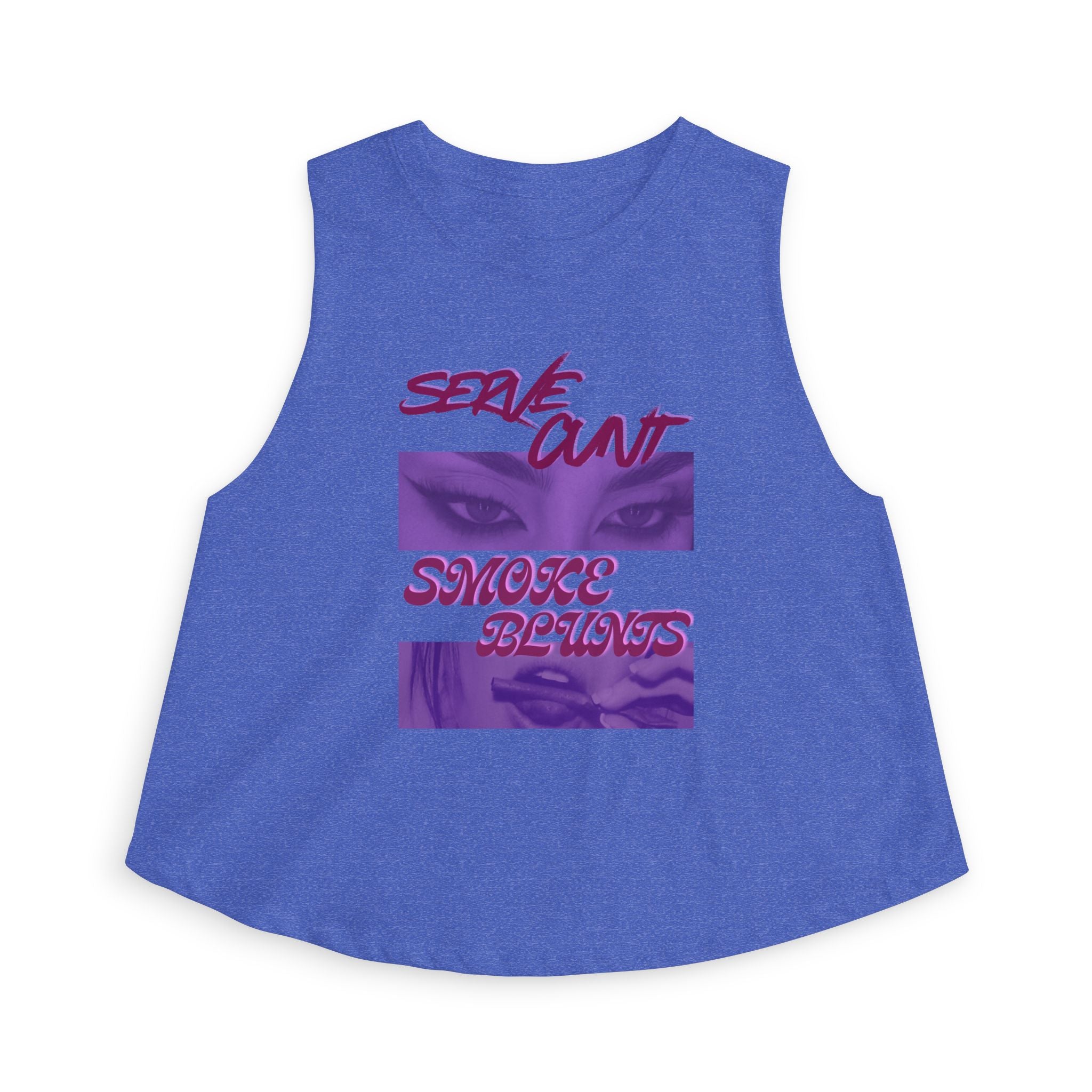 Serve C*nt and Smoke Blunts Women's Crop Top