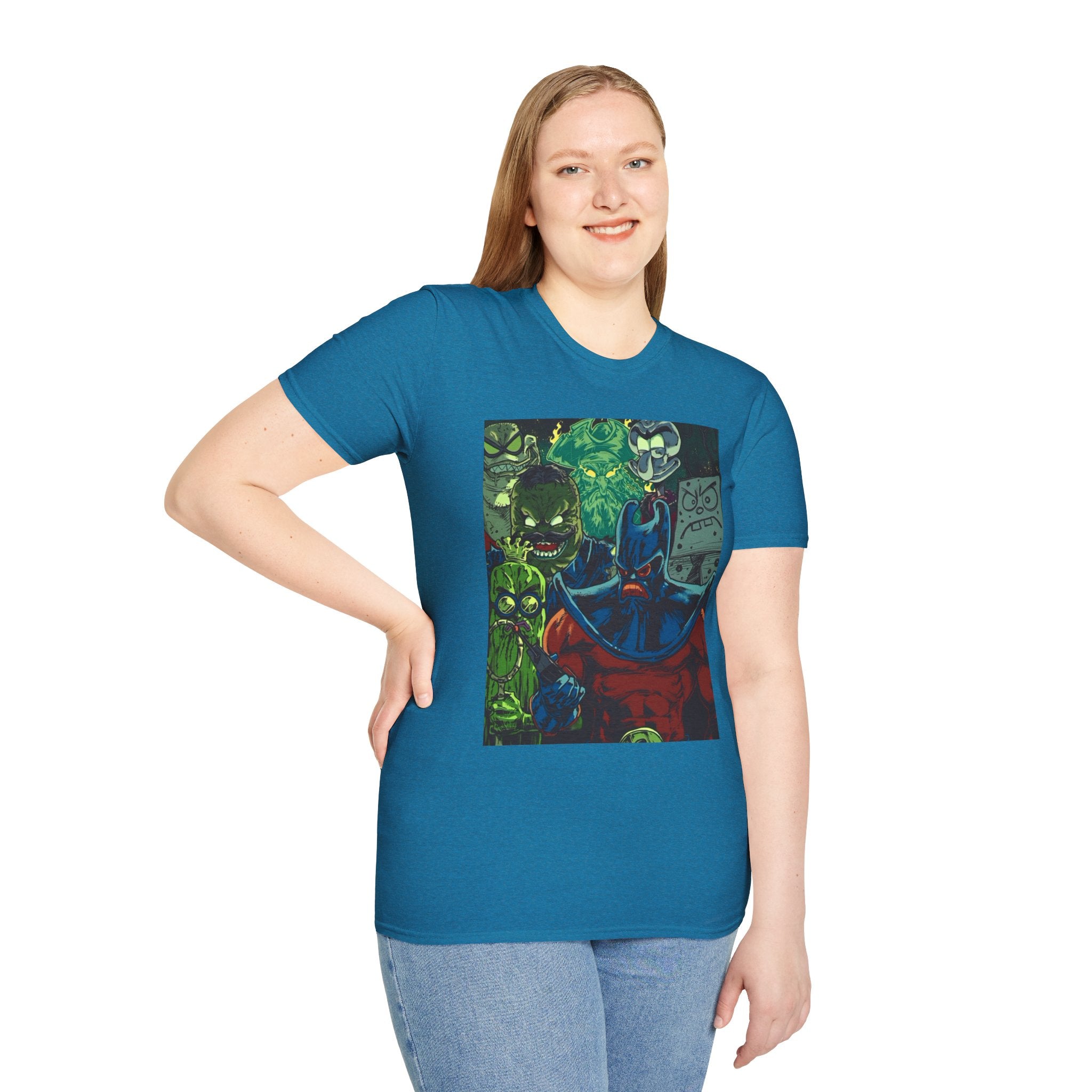 Spongebob Villains Unisex Softstyle T-Shirt