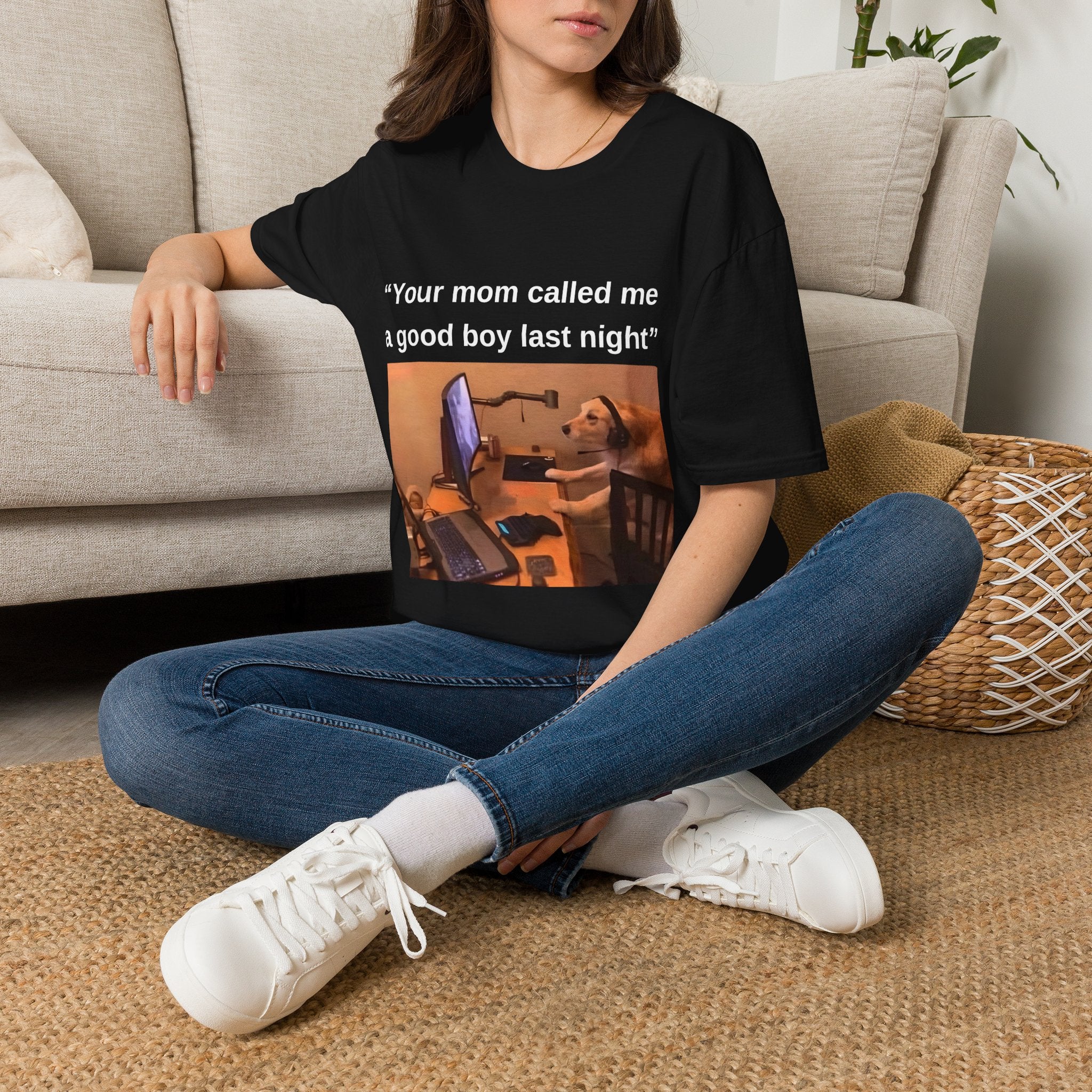 Your Mom Called Me A Good Boy Unisex Softstyle T-Shirt