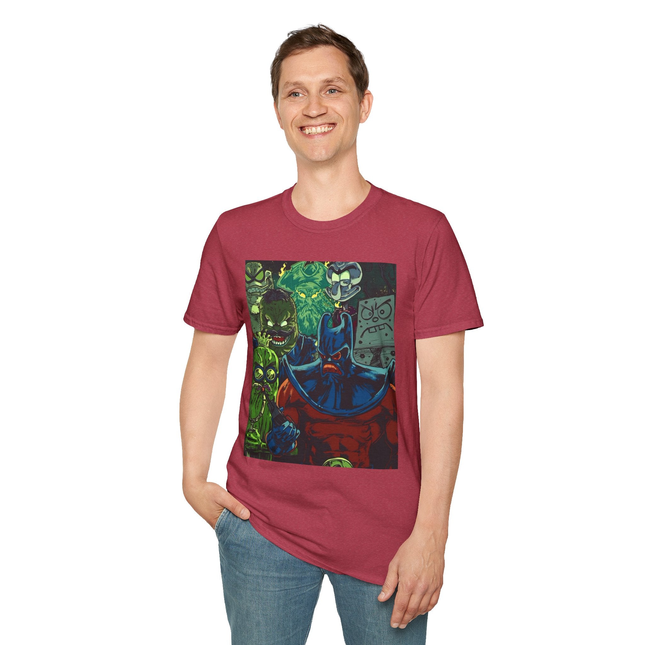 Spongebob Villains Unisex Softstyle T-Shirt
