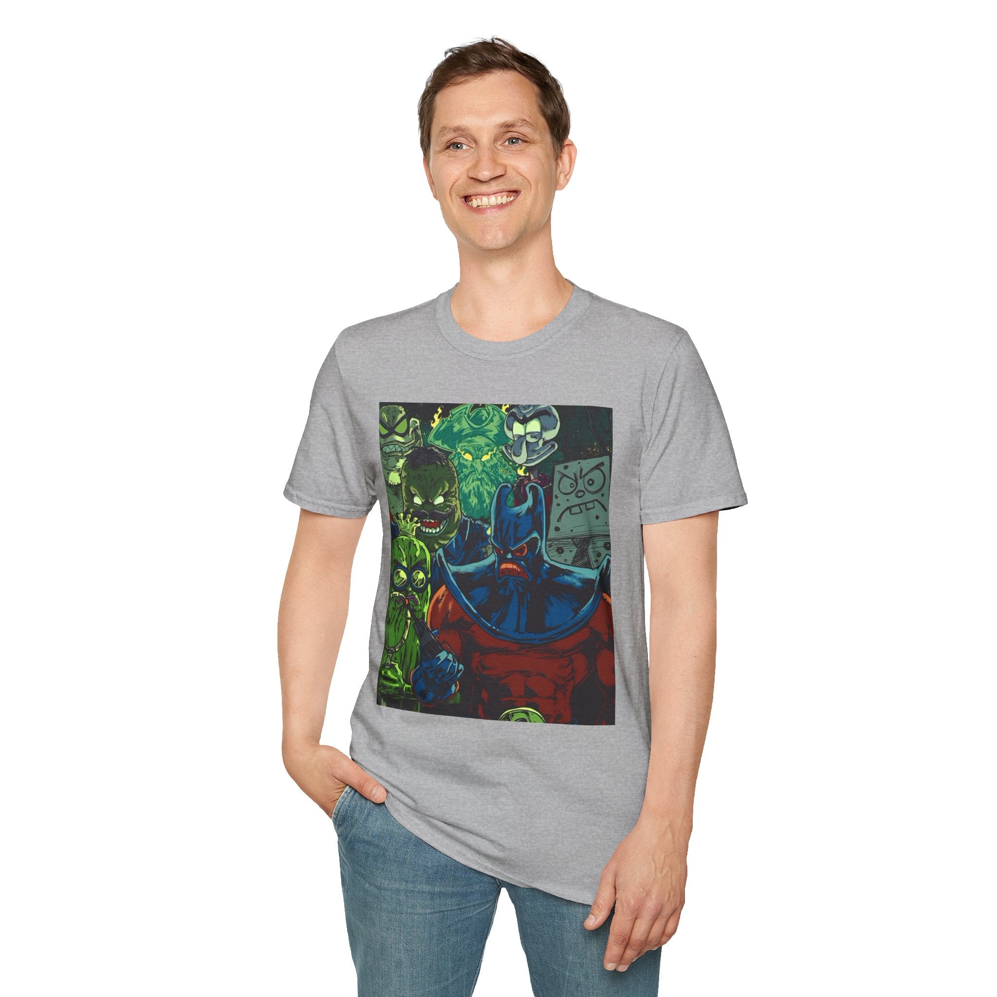 Spongebob Villains Unisex Softstyle T-Shirt