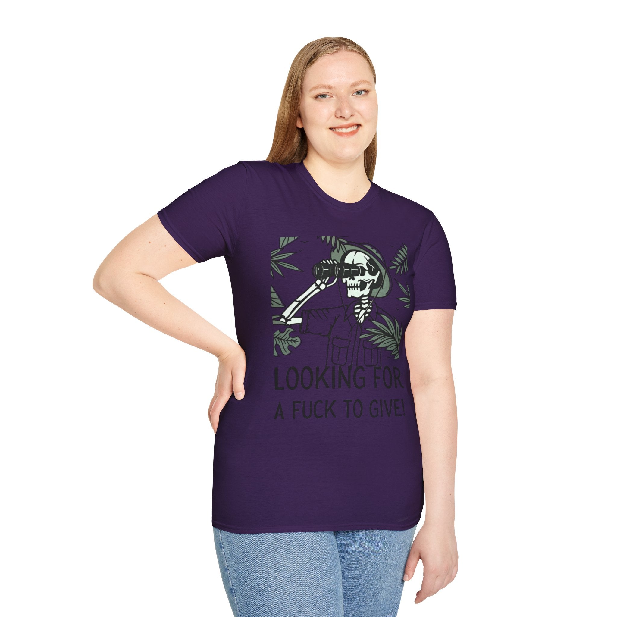 Looking for a F*ck to give Unisex Softstyle T-Shirt