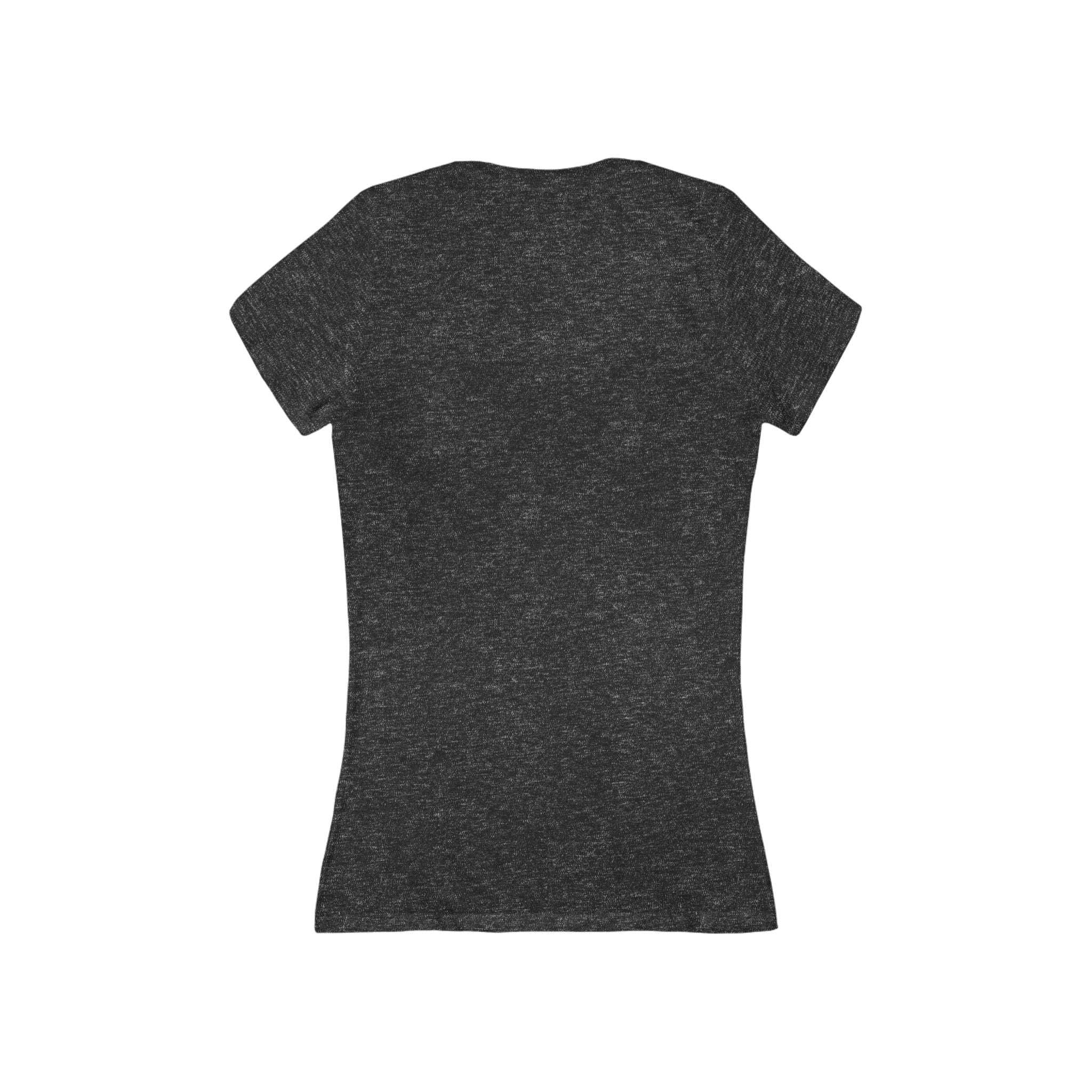 Nom-Nom-Nomisaur - Women's Jersey Short Sleeve Deep V-Neck Tee