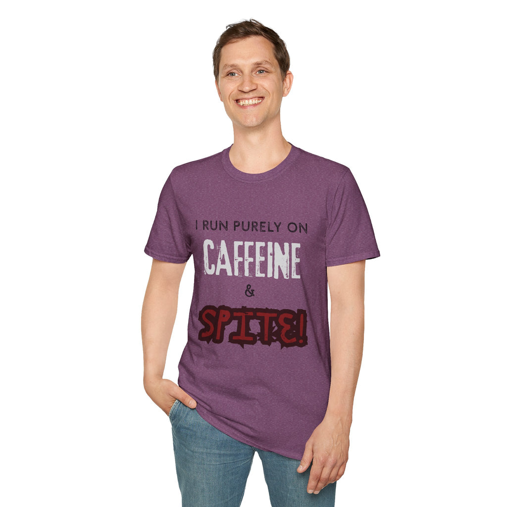 Caffeine and Spite Unisex Softstyle T-Shirt
