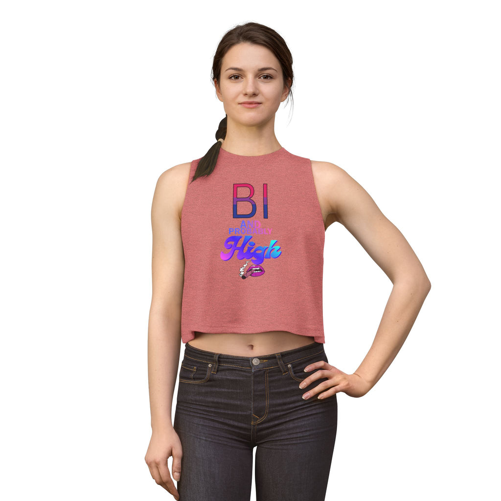 Bi and Probably High Women's Crop Top