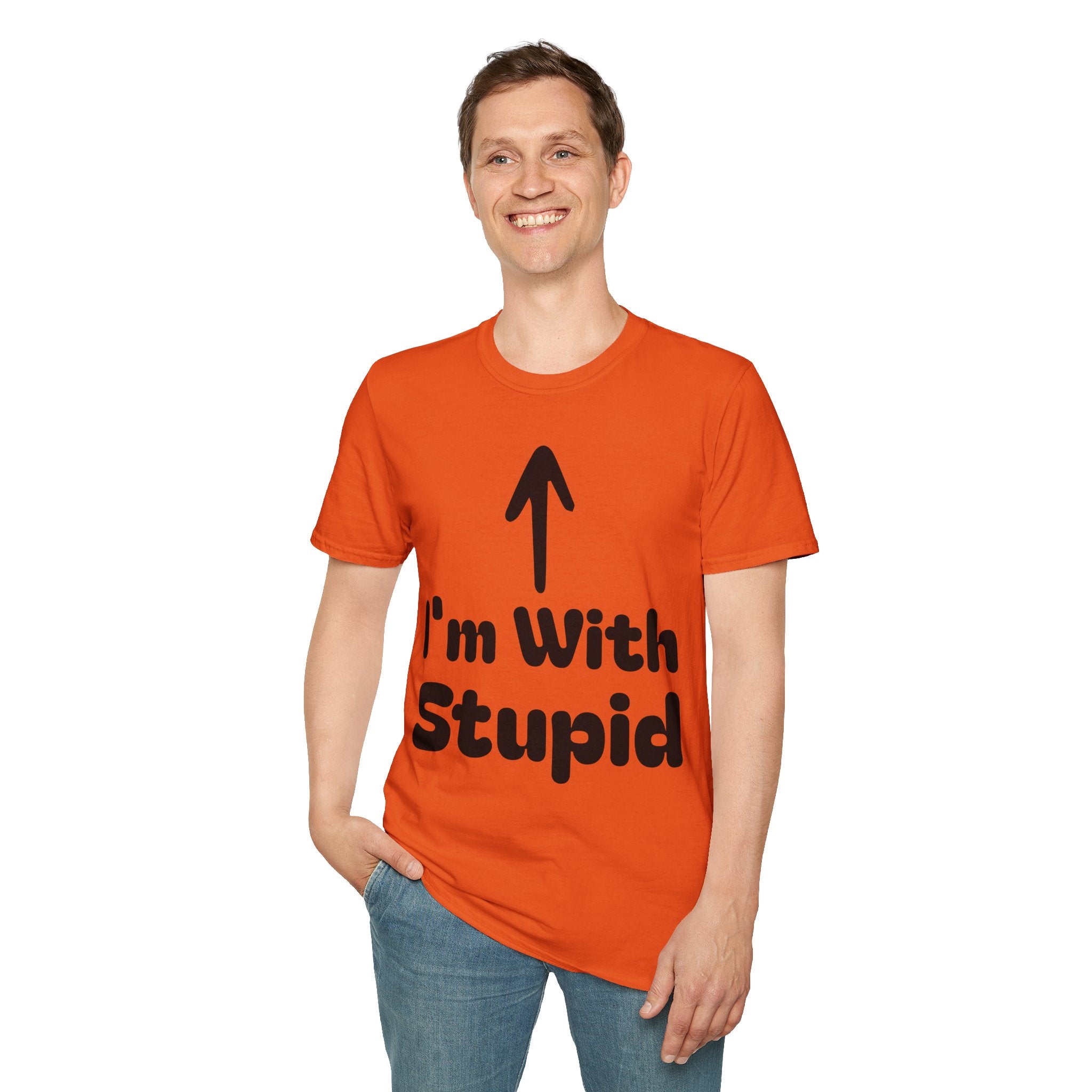 I'm with stupid Tee Shirt