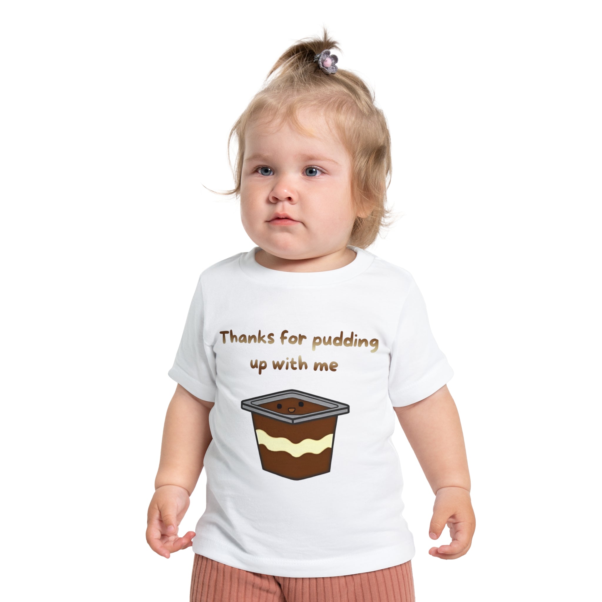 Thanks for pudding up with me Baby Short Sleeve T-Shirt