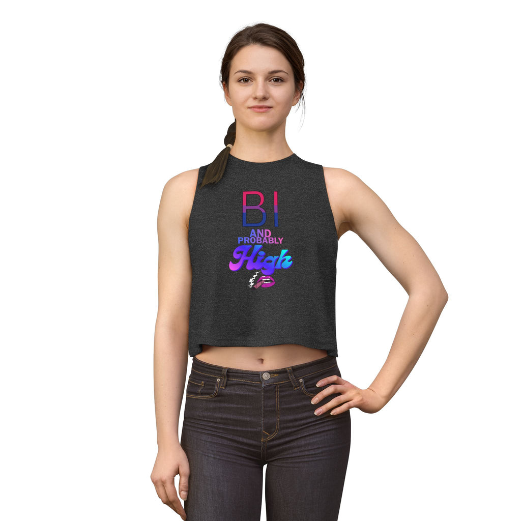 Bi and Probably High Women's Crop Top