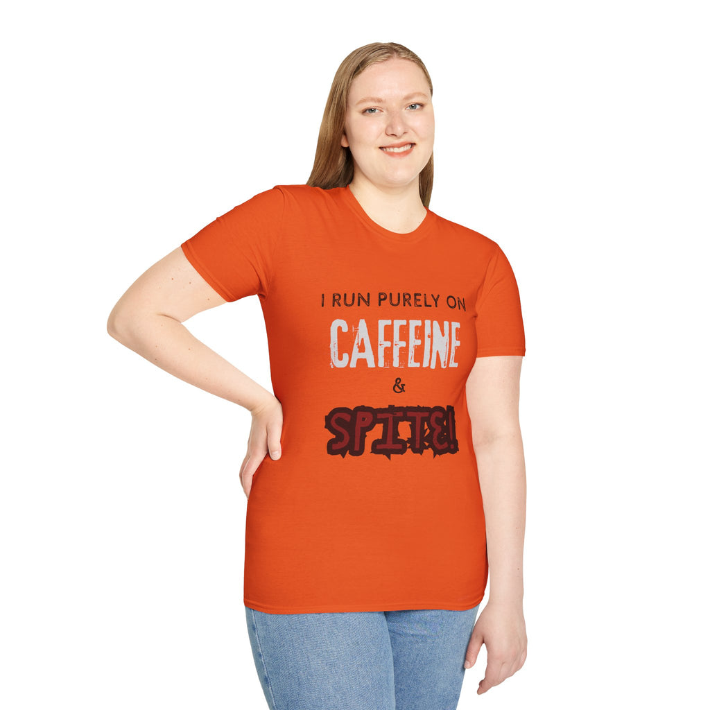 Caffeine and Spite Unisex Softstyle T-Shirt