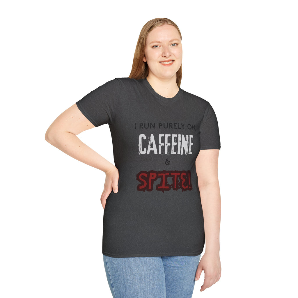 Caffeine and Spite Unisex Softstyle T-Shirt
