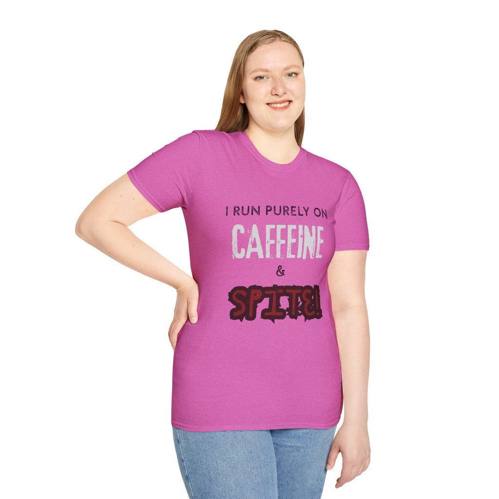 Caffeine and Spite Unisex Softstyle T-Shirt