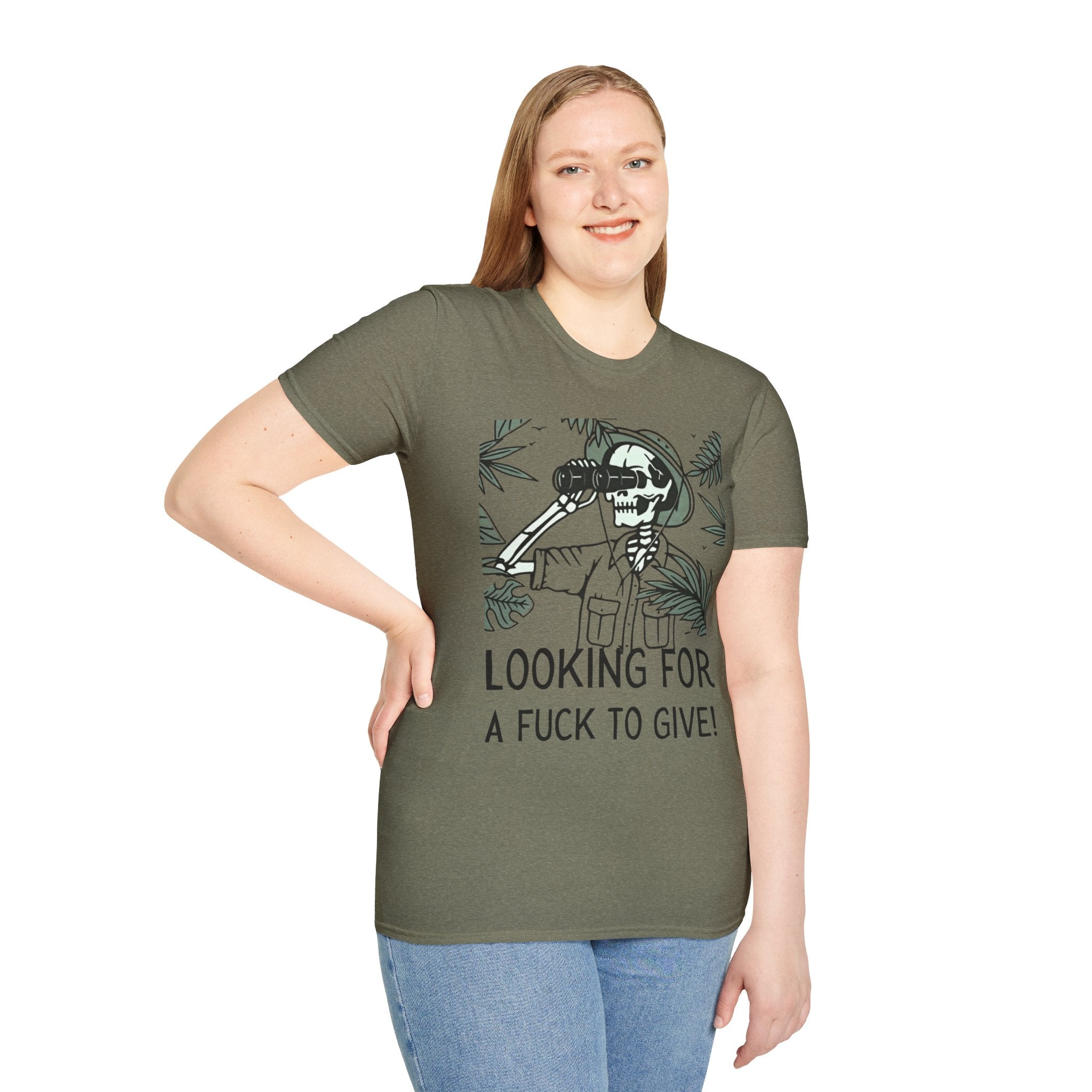 Looking for a F*ck to give Unisex Softstyle T-Shirt