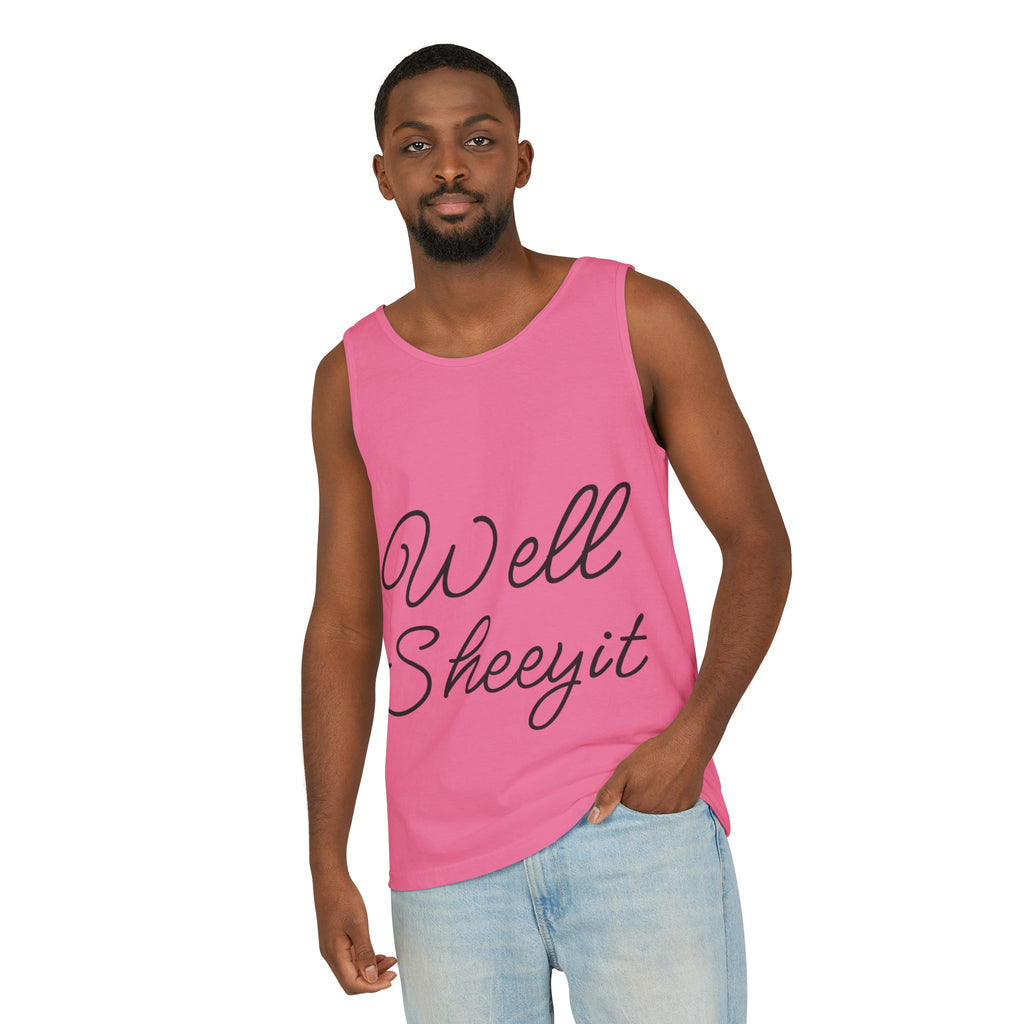 Well Sheeyit Unisex Garment-Dyed Tank Top