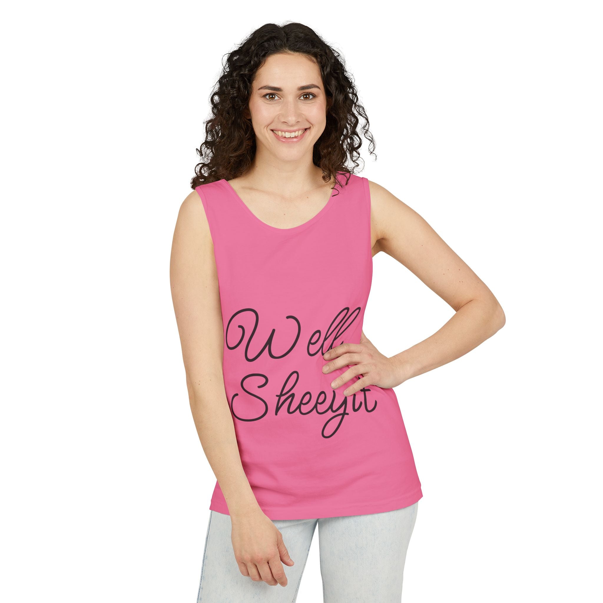 Well Sheeyit Unisex Garment-Dyed Tank Top