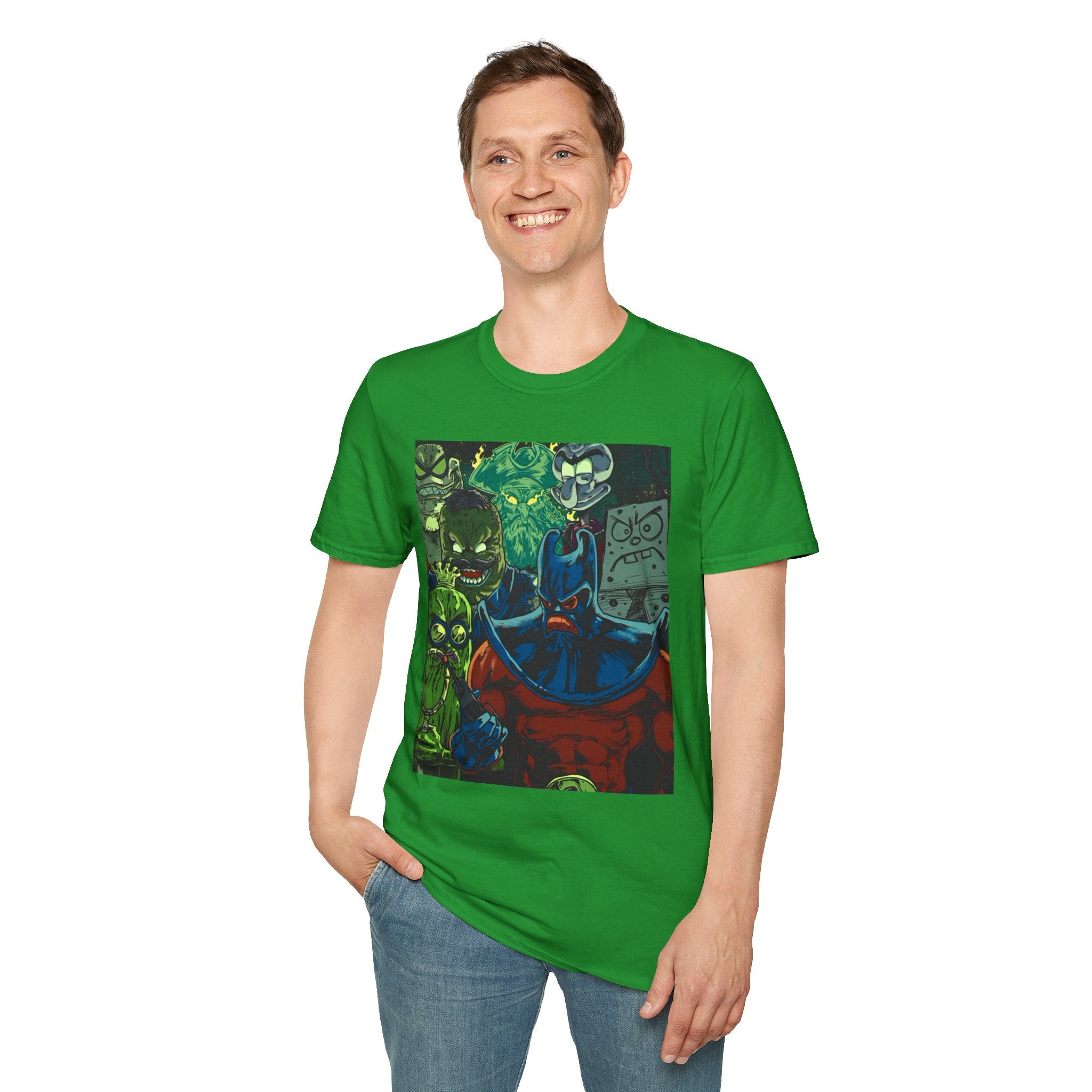 Spongebob Villains Unisex Softstyle T-Shirt
