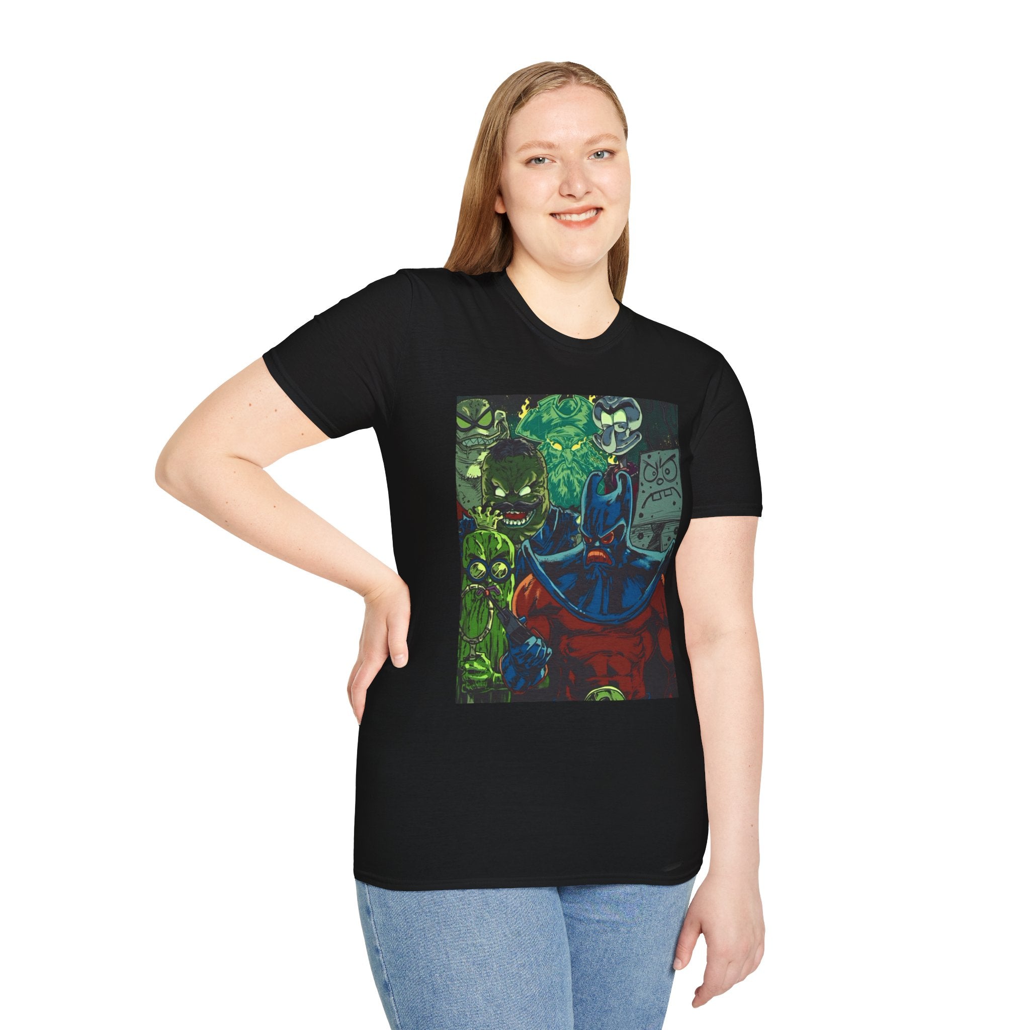 Spongebob Villains Unisex Softstyle T-Shirt