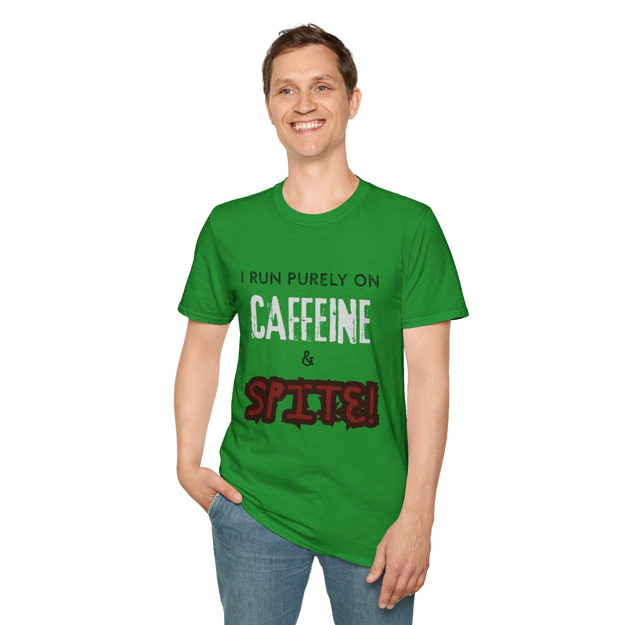 Caffeine and Spite Unisex Softstyle T-Shirt