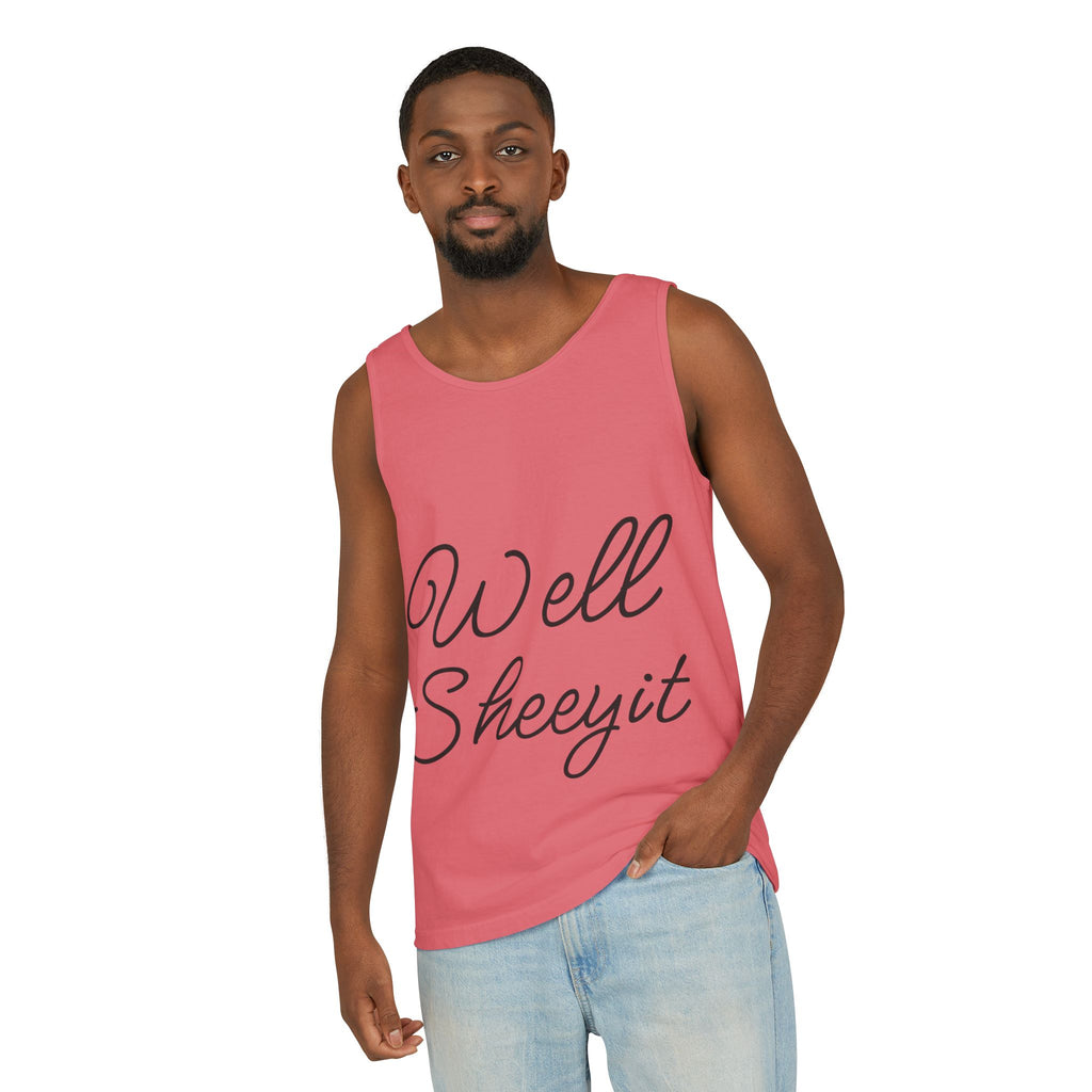 Well Sheeyit Unisex Garment-Dyed Tank Top