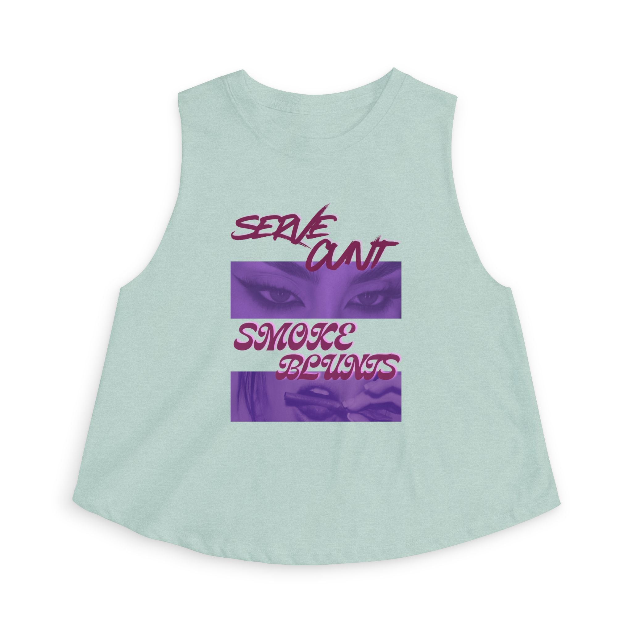 Serve C*nt and Smoke Blunts Women's Crop Top
