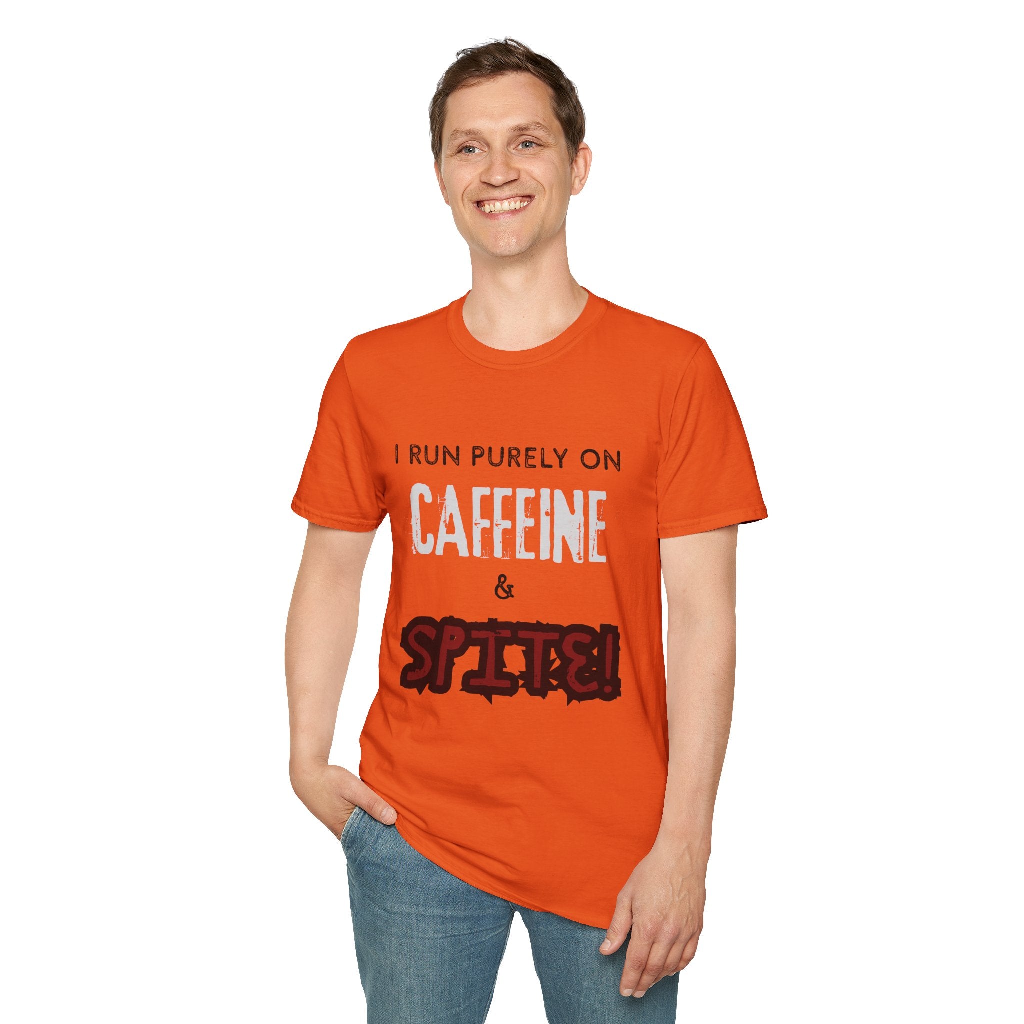 Caffeine and Spite Unisex Softstyle T-Shirt