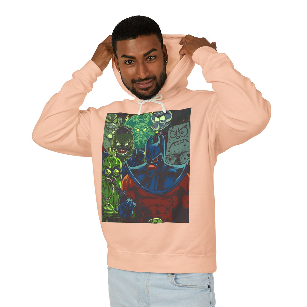 Spongebob Villains Unisex Lightweight Hooded Sweatshirt
