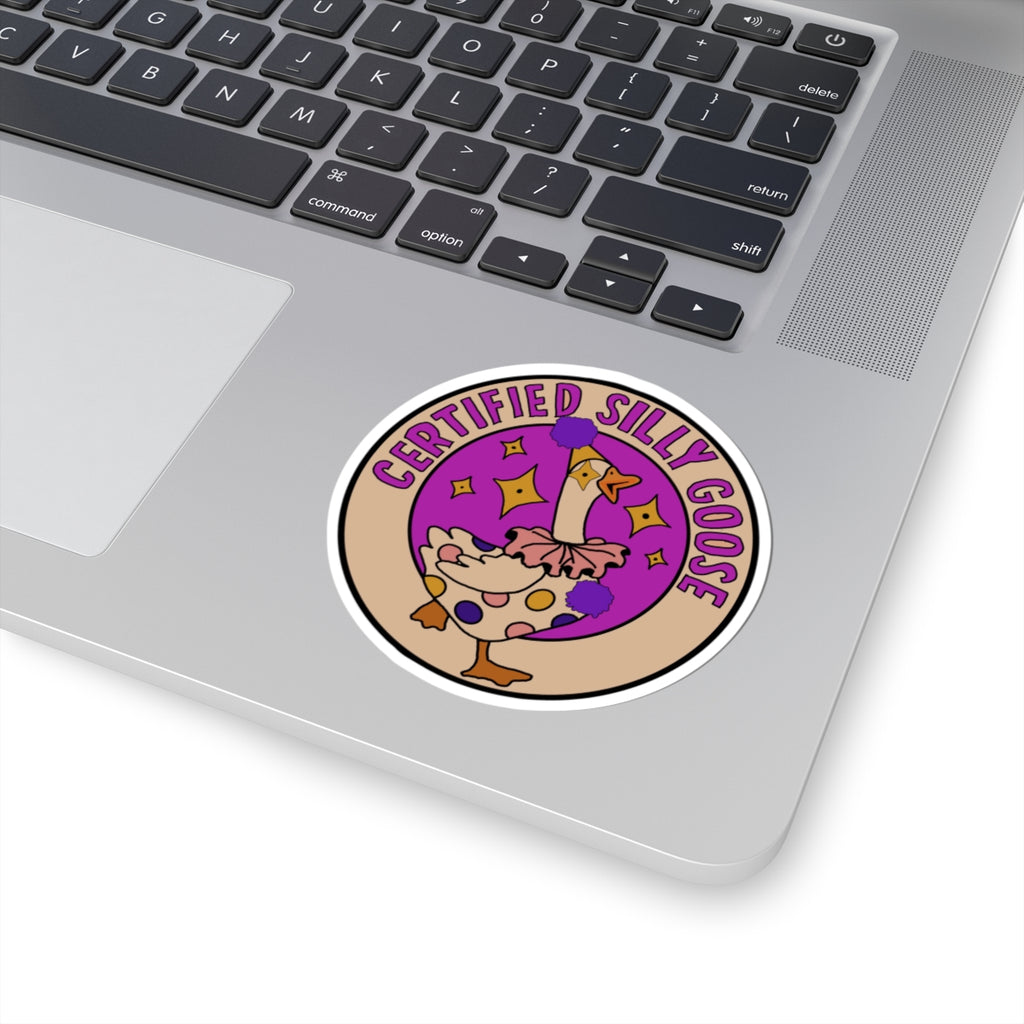 Certified Silly Goose Kiss-Cut Sticker