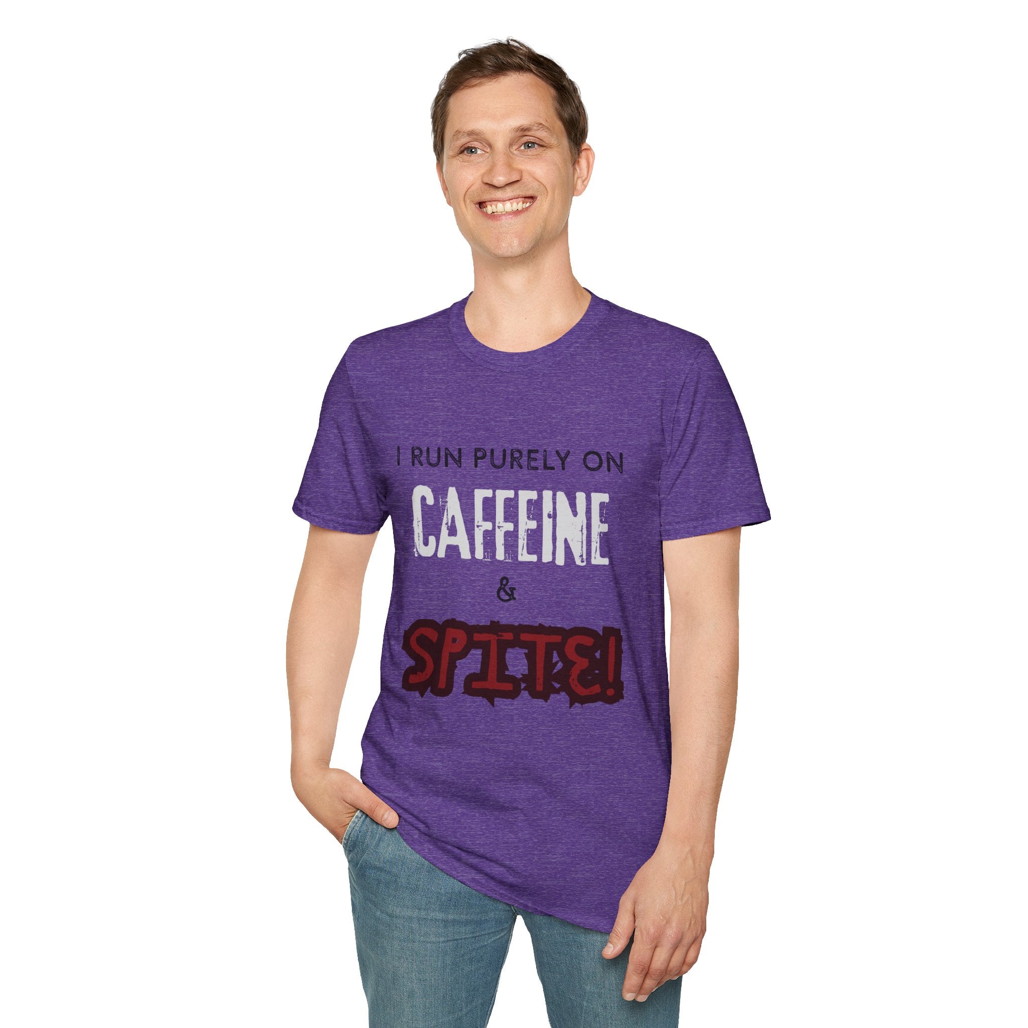Caffeine and Spite Unisex Softstyle T-Shirt