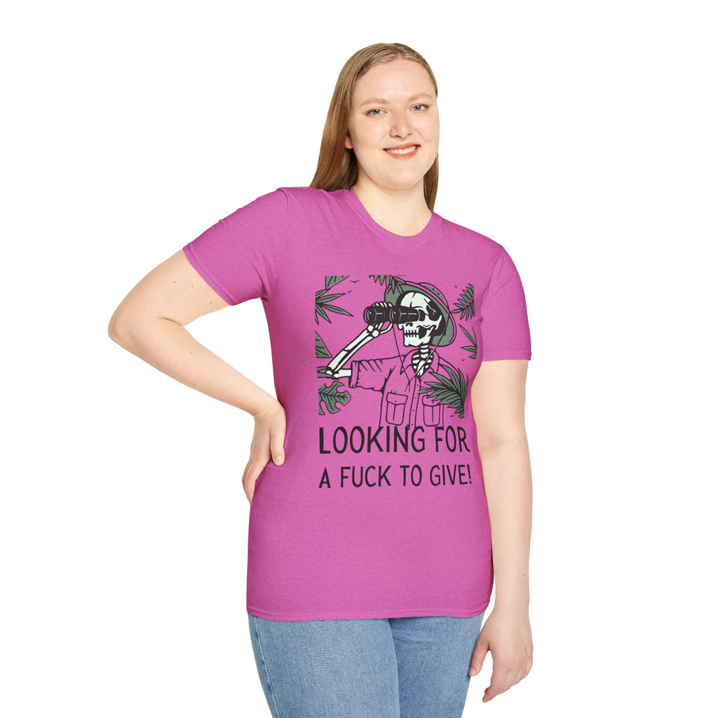 Looking for a F*ck to give Unisex Softstyle T-Shirt