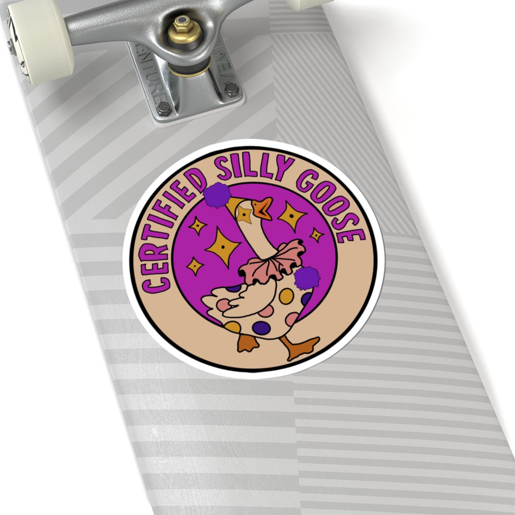 Certified Silly Goose Kiss-Cut Sticker