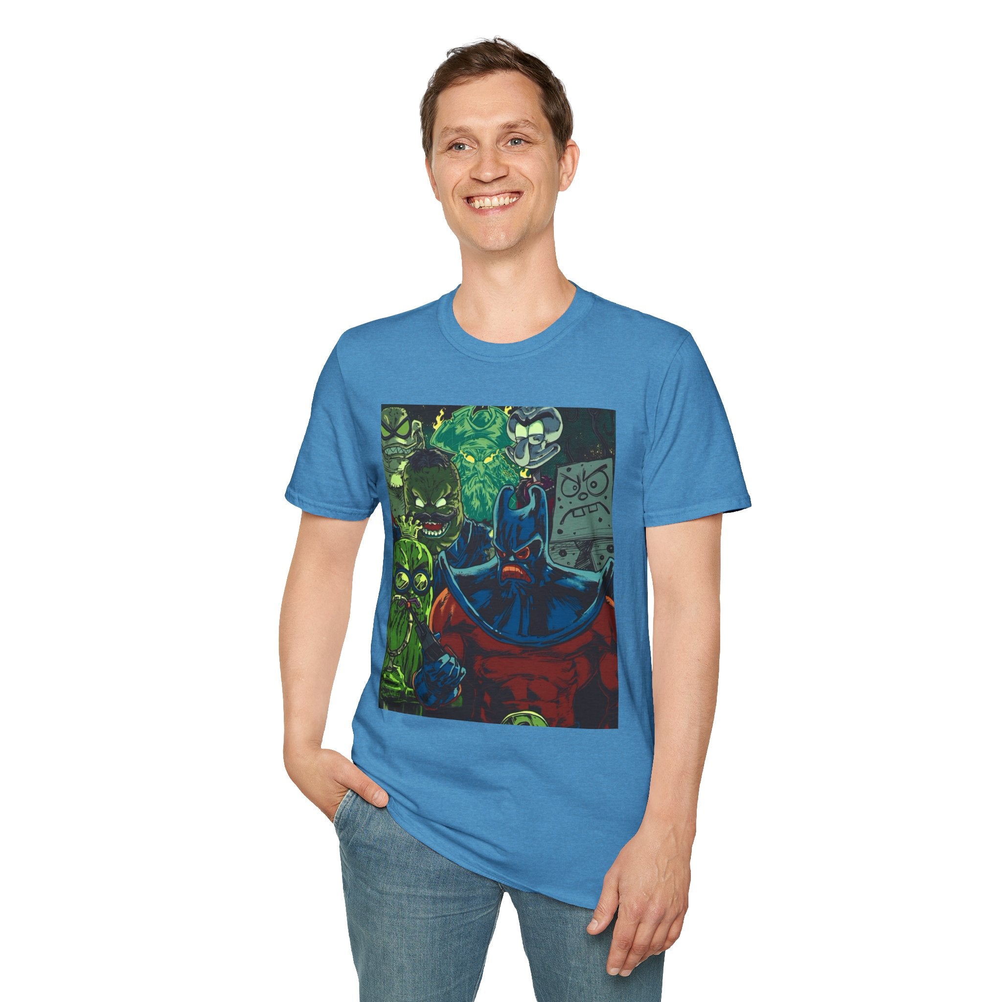 Spongebob Villains Unisex Softstyle T-Shirt