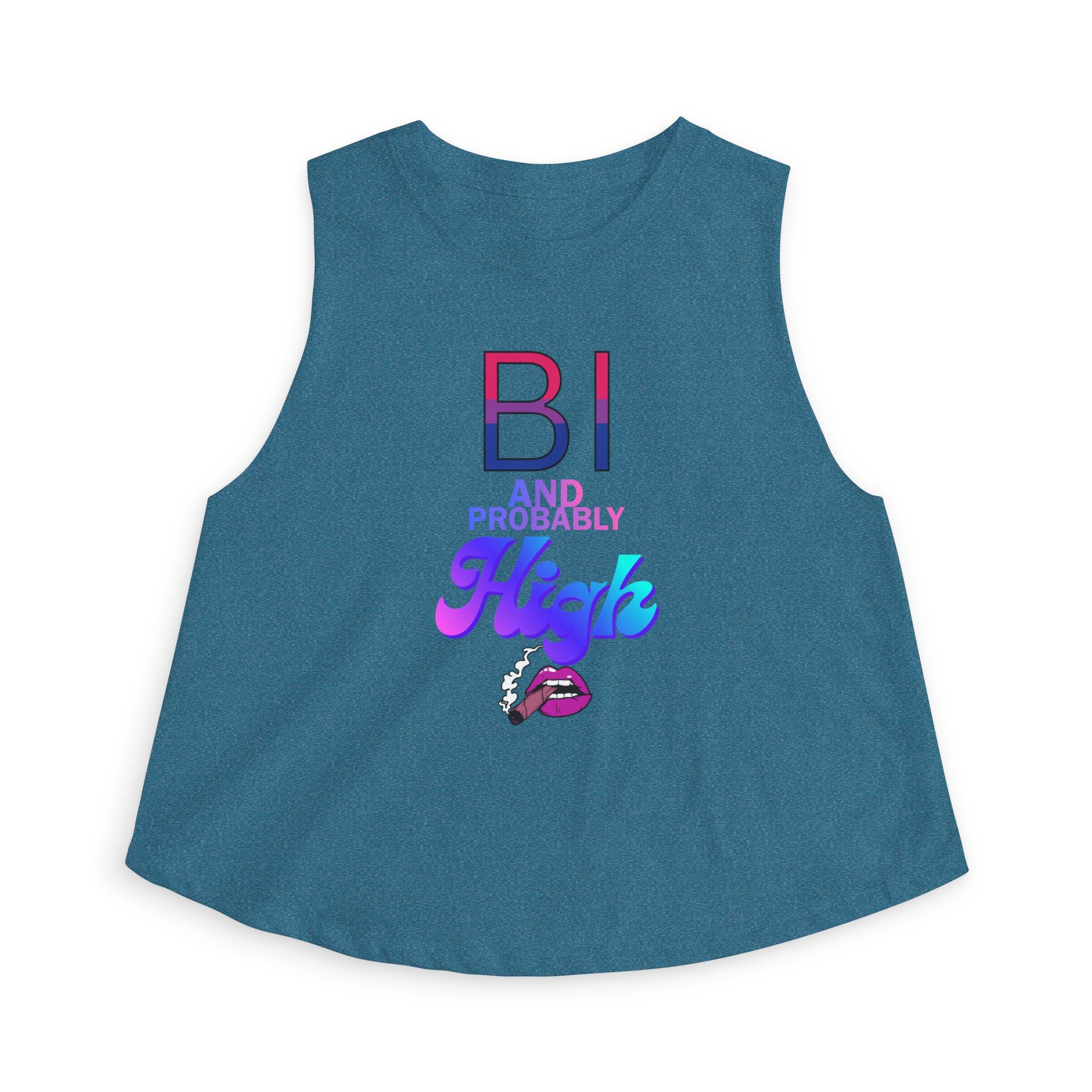 Bi and Probably High Women's Crop Top