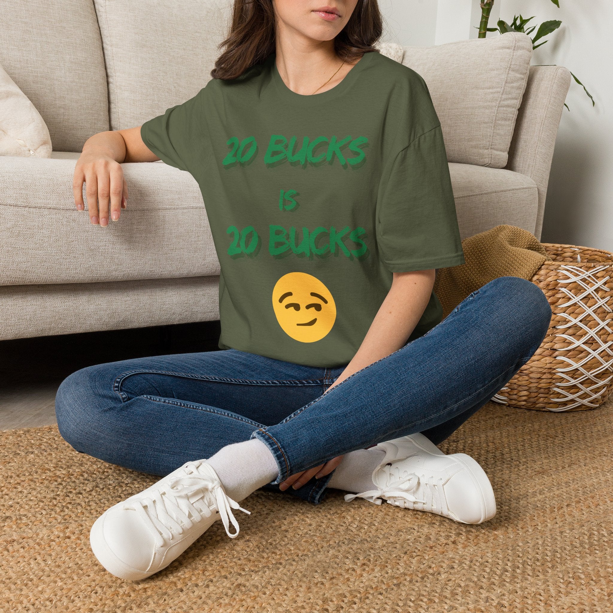 20 bucks is 20 bucks Unisex Softstyle T-Shirt