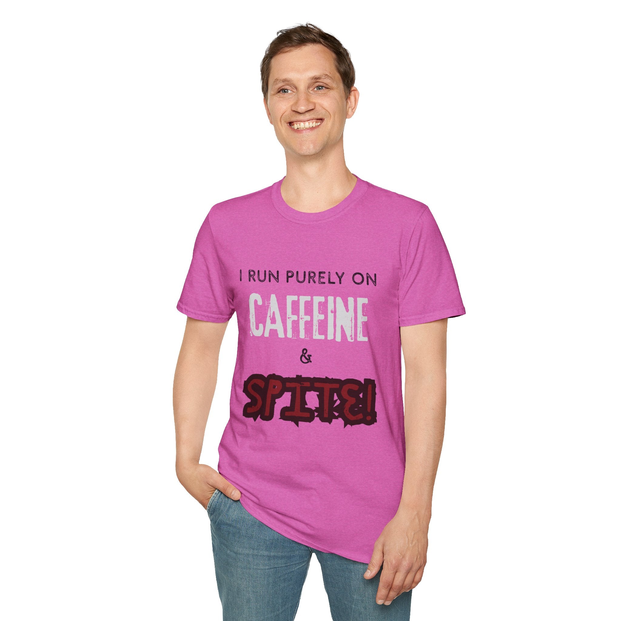 Caffeine and Spite Unisex Softstyle T-Shirt