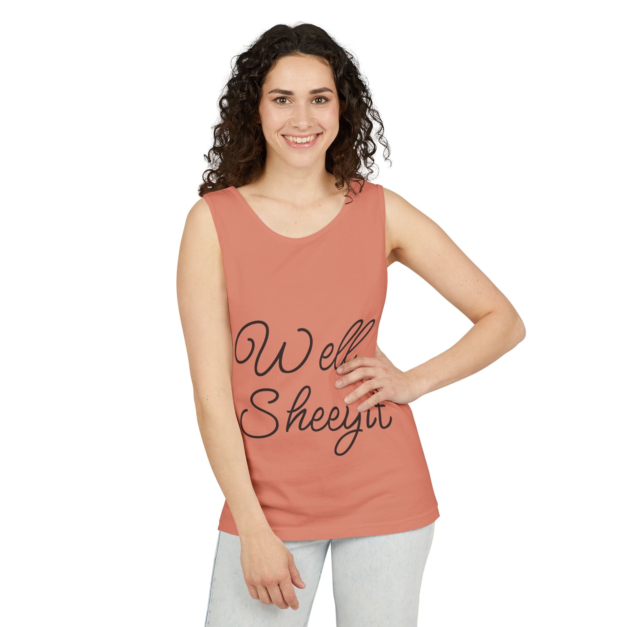 Well Sheeyit Unisex Garment-Dyed Tank Top