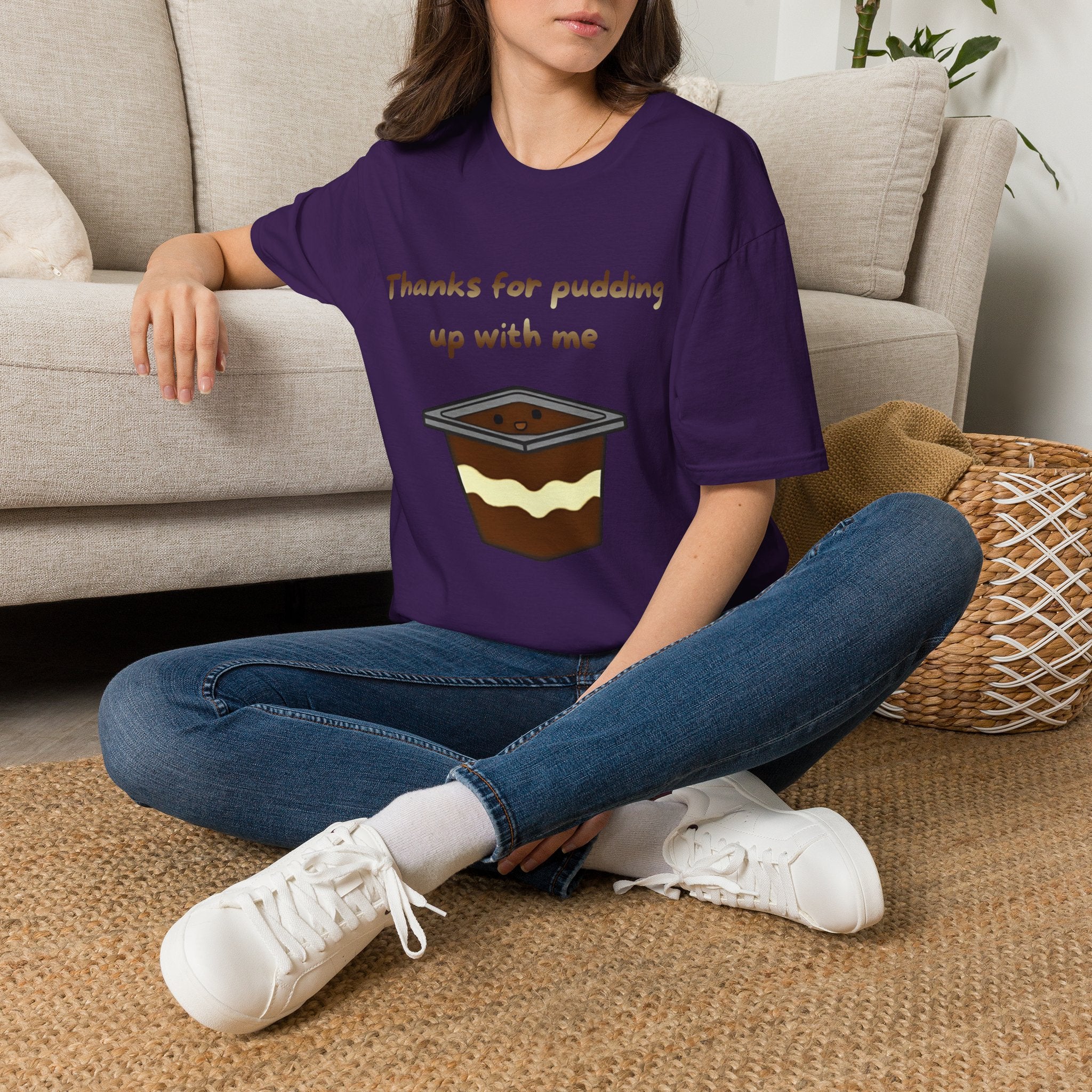 Thanks For Pudding Up With Me Unisex Softstyle T-Shirt