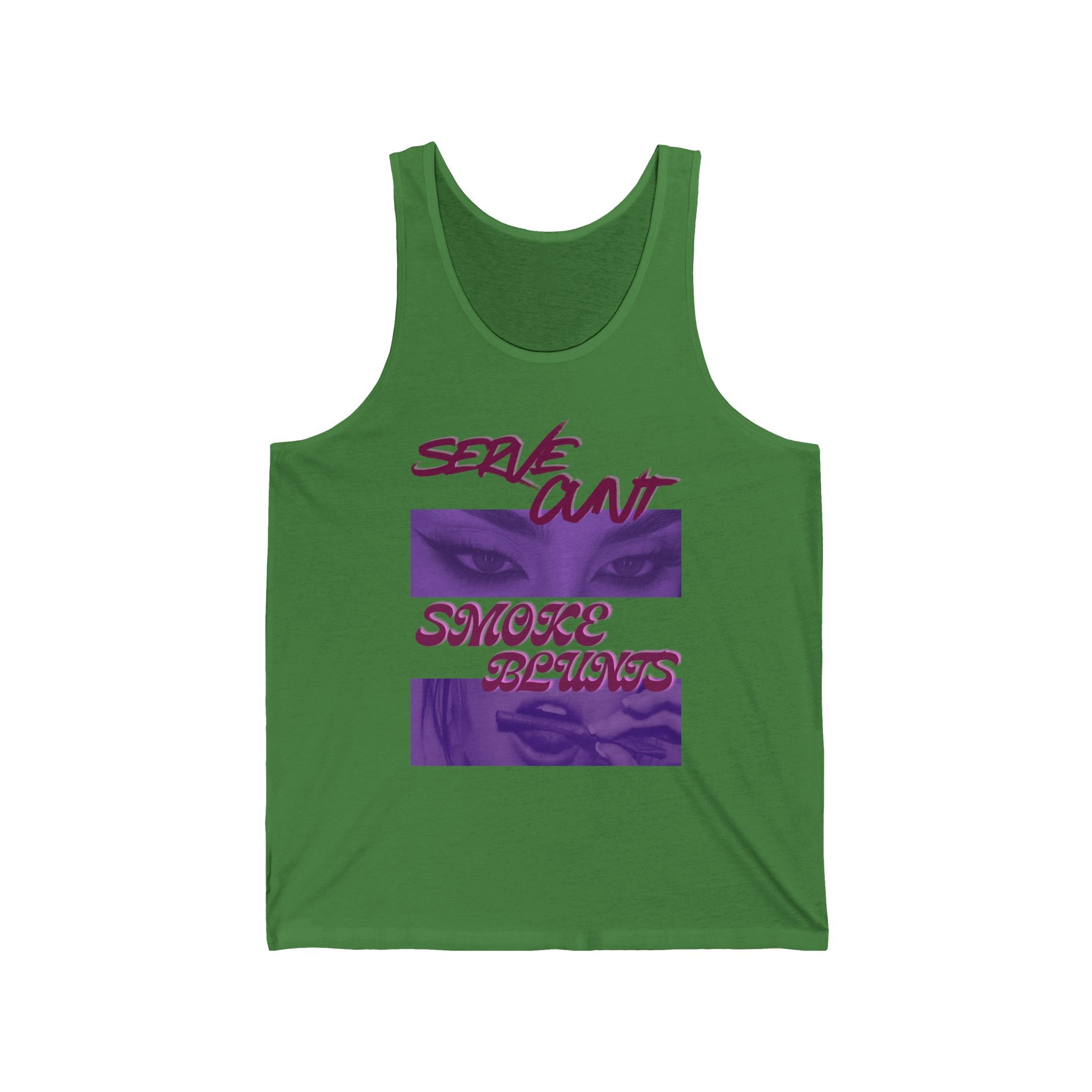 Serve C*nt and Smoke Blunts Unisex Jersey Tank