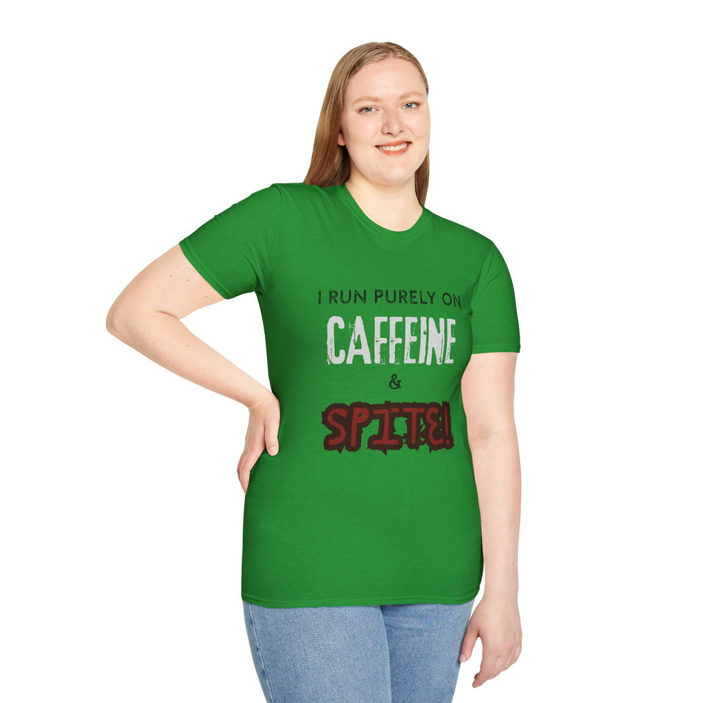 Caffeine and Spite Unisex Softstyle T-Shirt