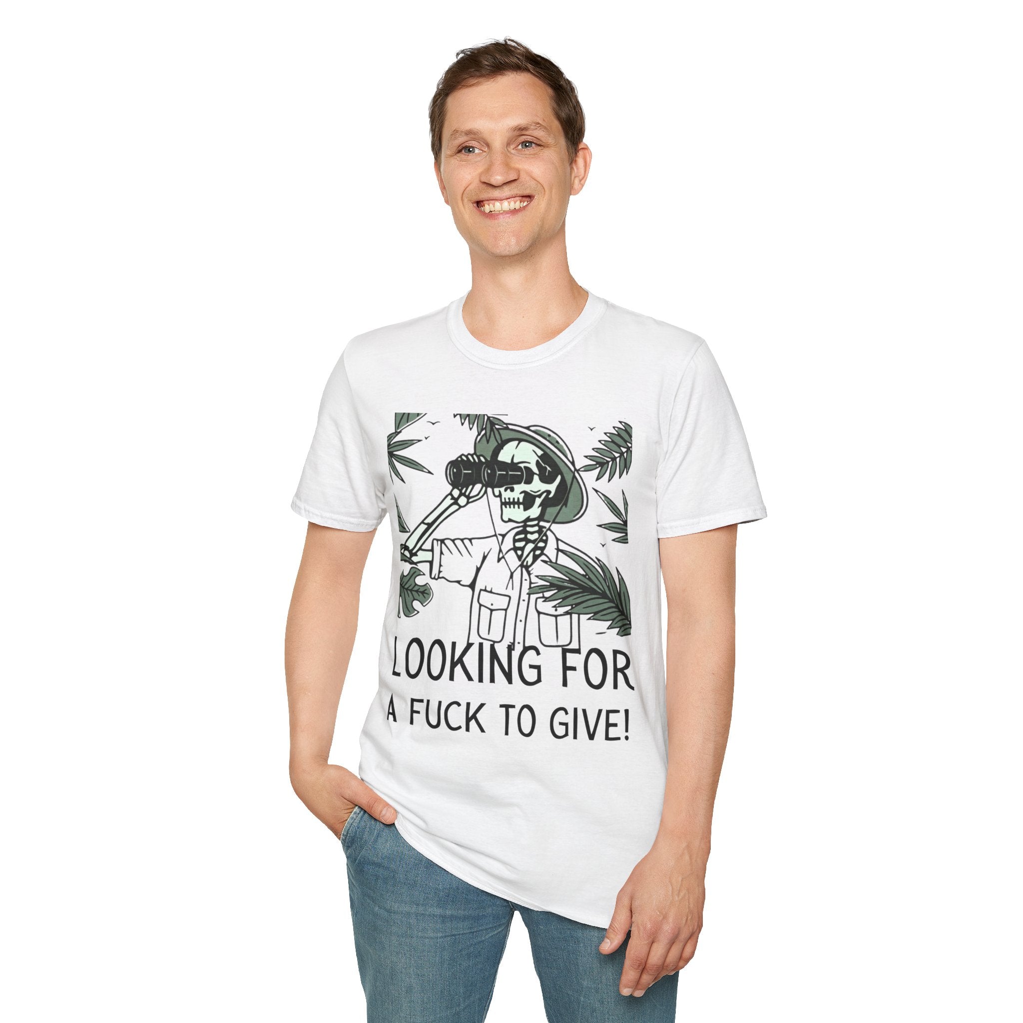 Looking for a F*ck to give Unisex Softstyle T-Shirt