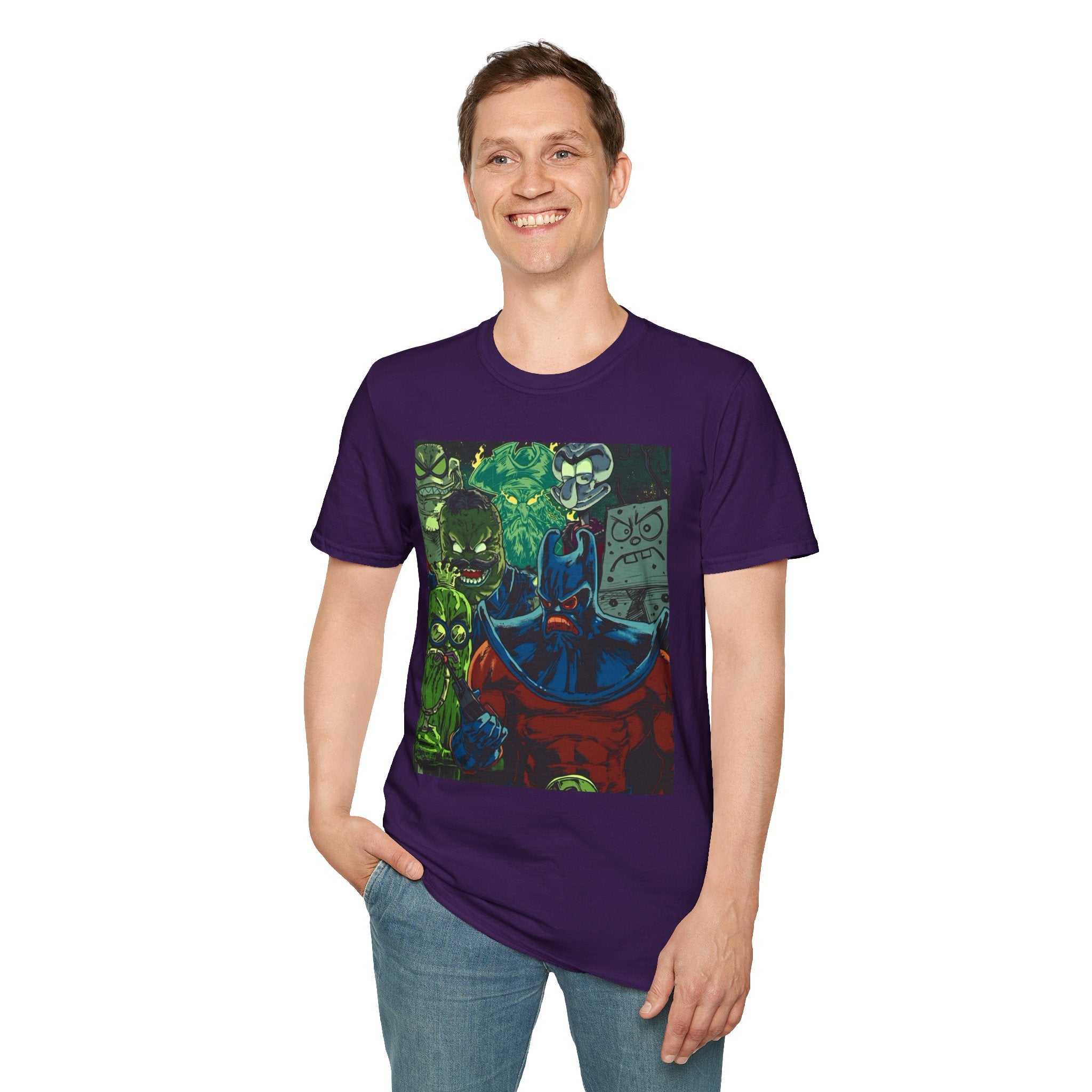 Spongebob Villains Unisex Softstyle T-Shirt