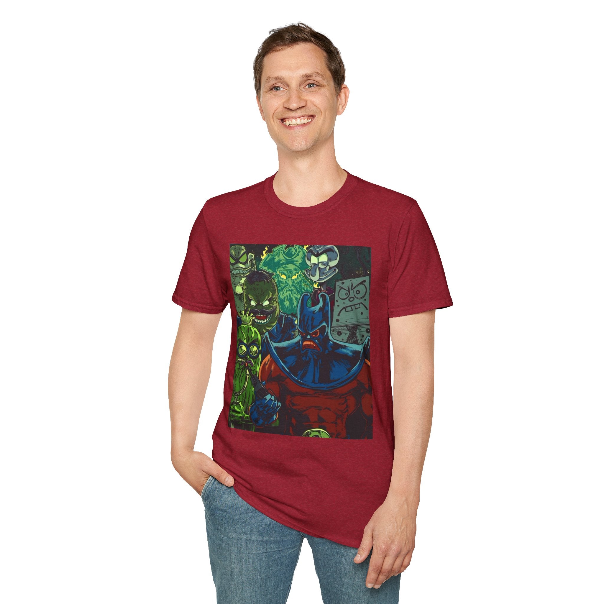 Spongebob Villains Unisex Softstyle T-Shirt