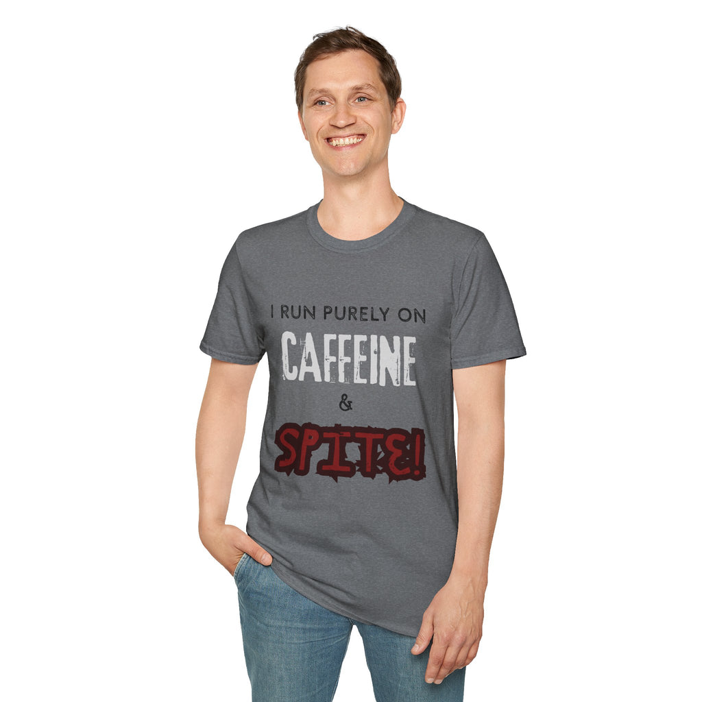Caffeine and Spite Unisex Softstyle T-Shirt
