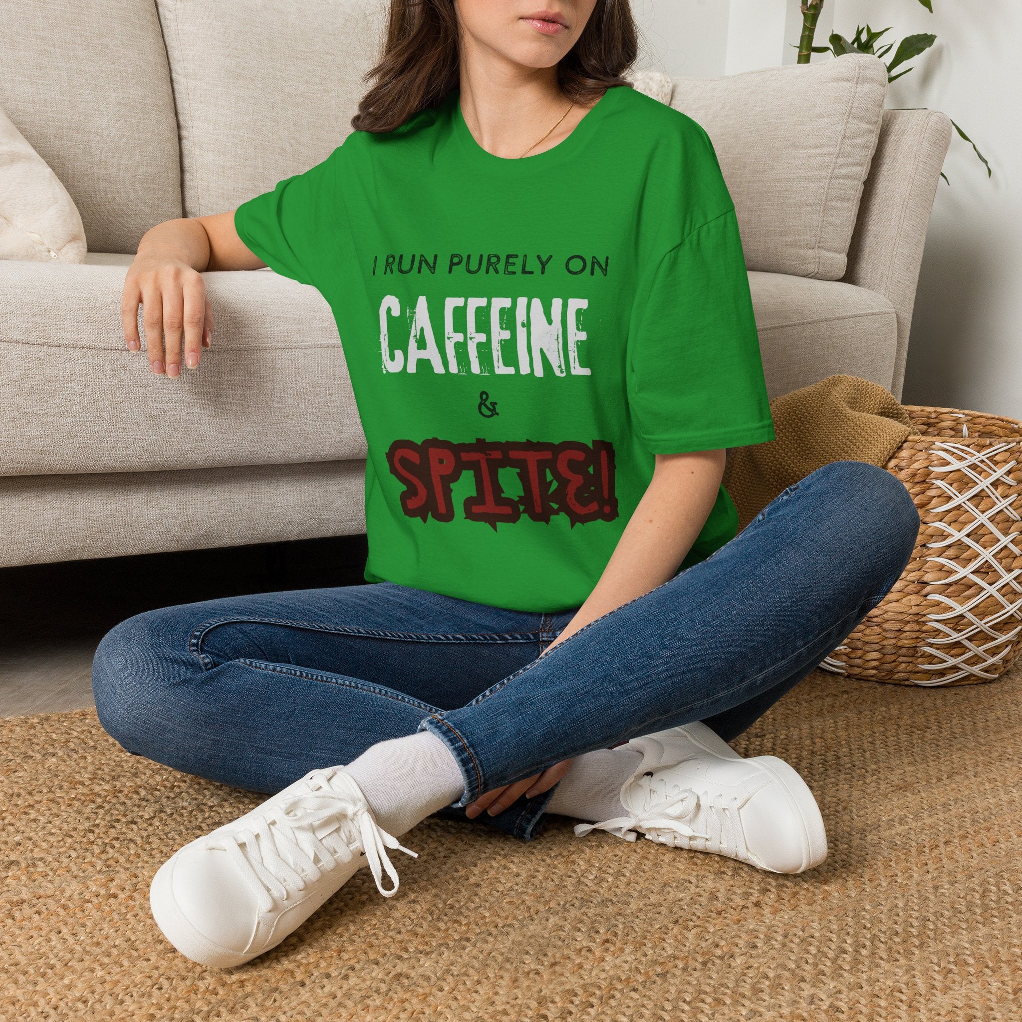 Caffeine and Spite Unisex Softstyle T-Shirt