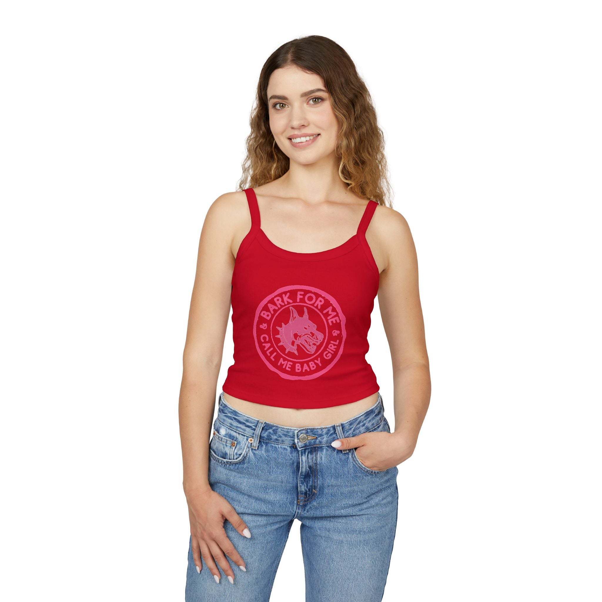 Bark for Me! Women's Spaghetti Strap Tank Top
