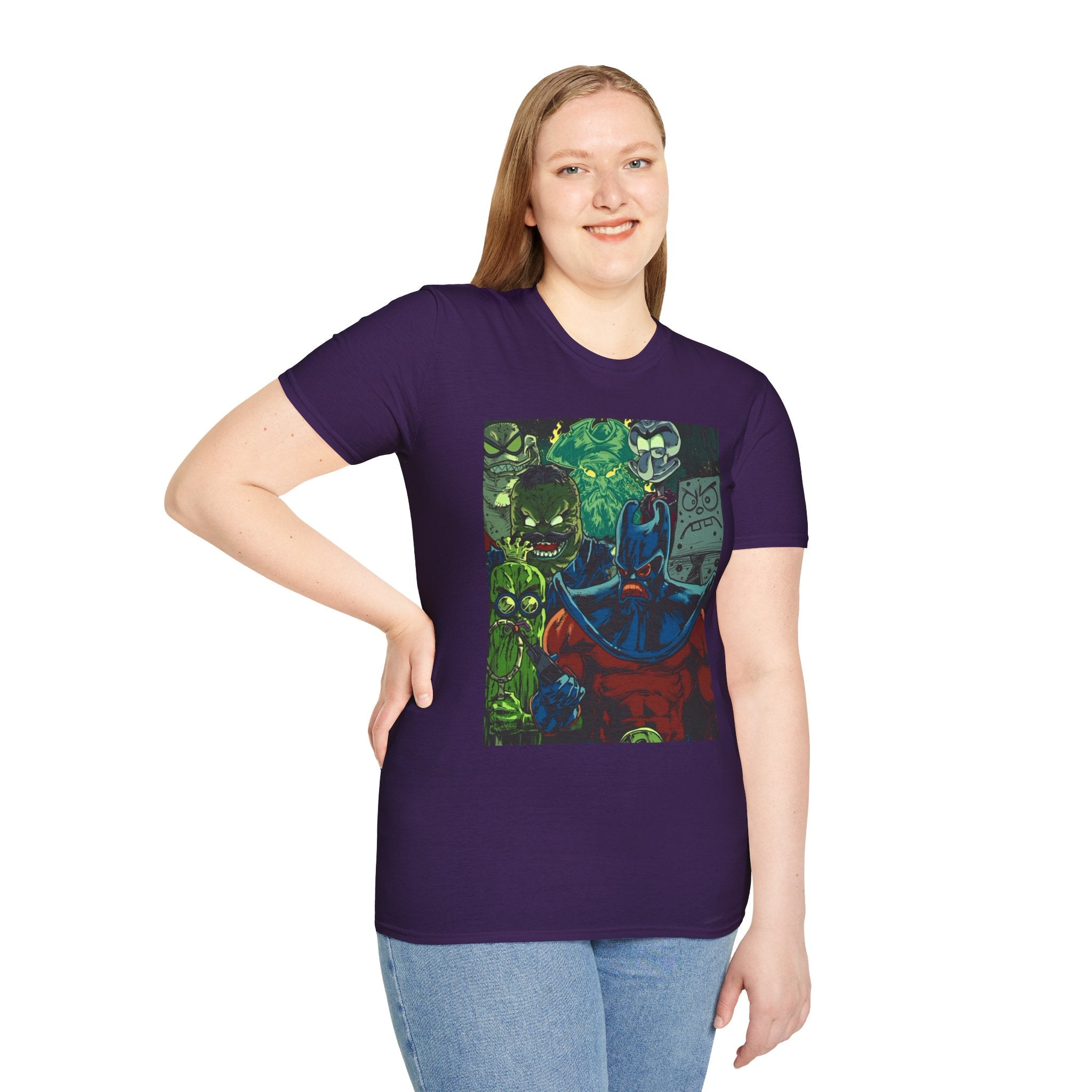 Spongebob Villains Unisex Softstyle T-Shirt