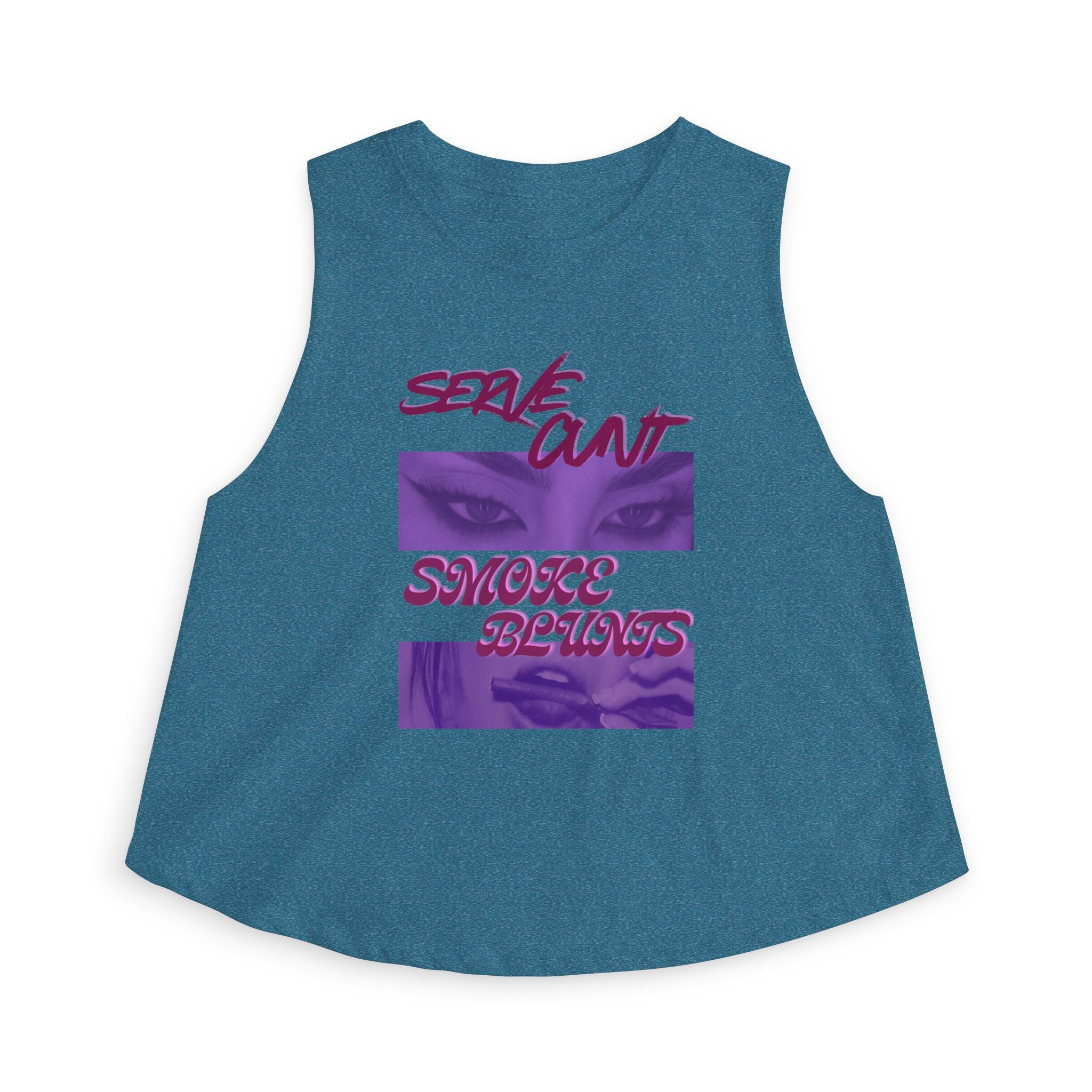 Serve C*nt and Smoke Blunts Women's Crop Top