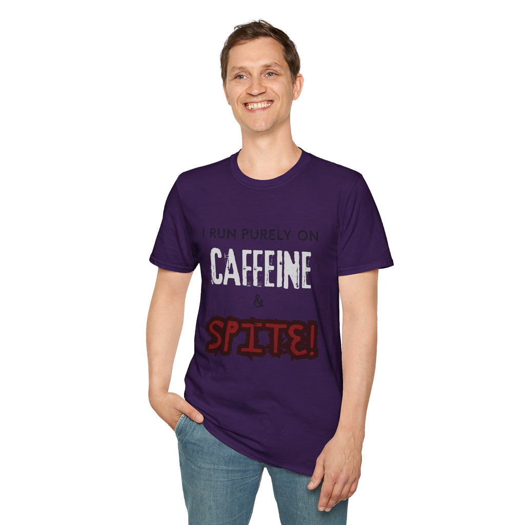 Caffeine and Spite Unisex Softstyle T-Shirt