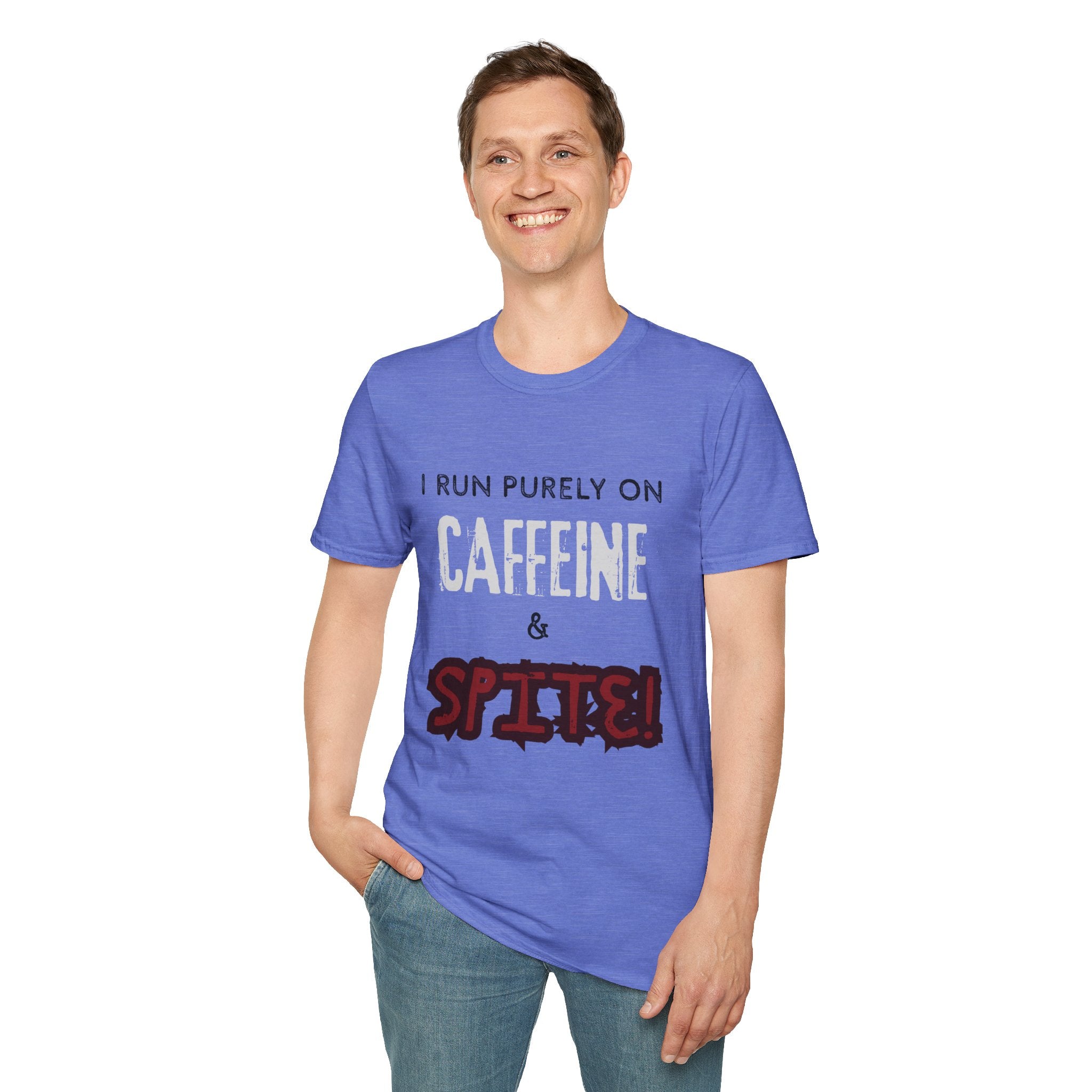 Caffeine and Spite Unisex Softstyle T-Shirt