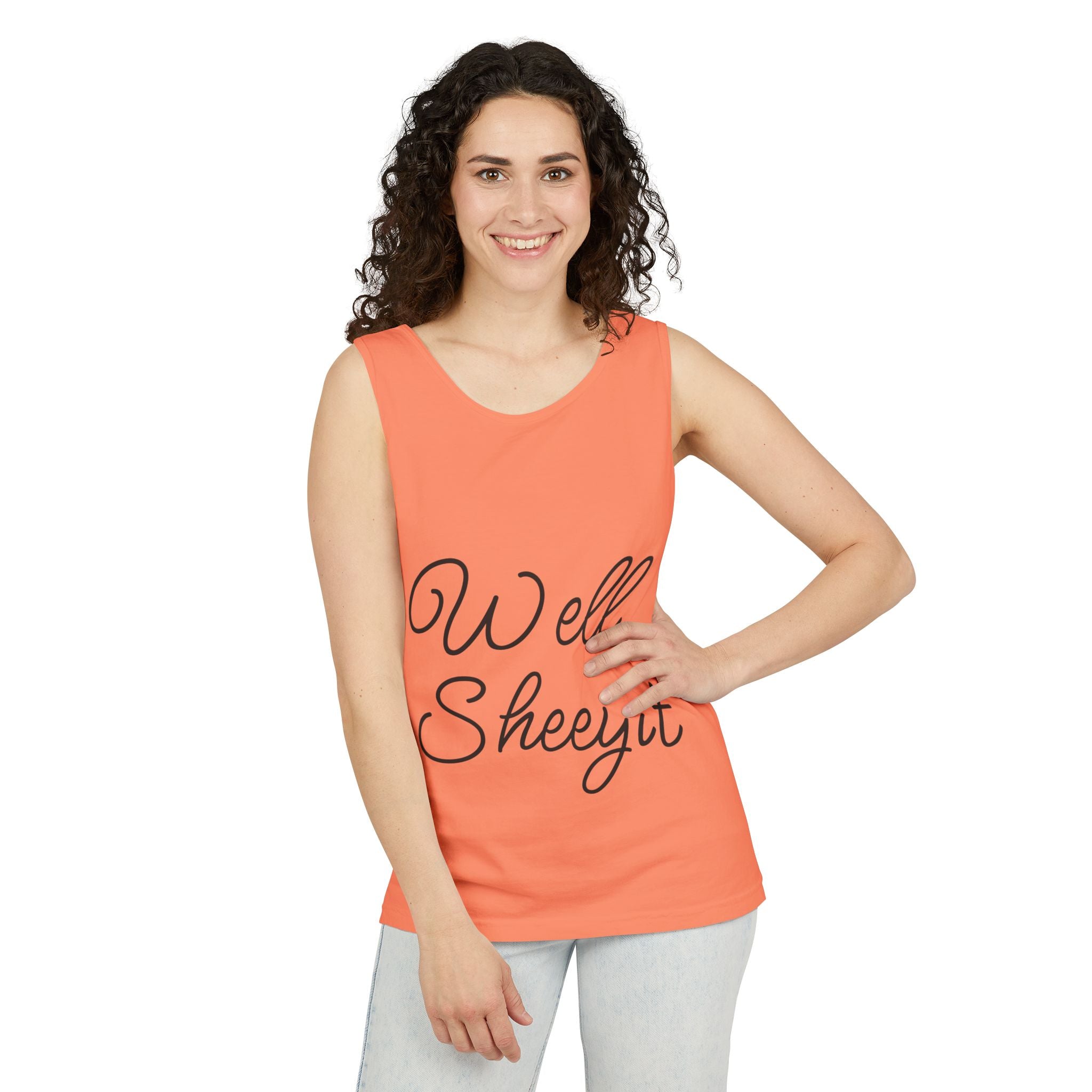 Well Sheeyit Unisex Garment-Dyed Tank Top