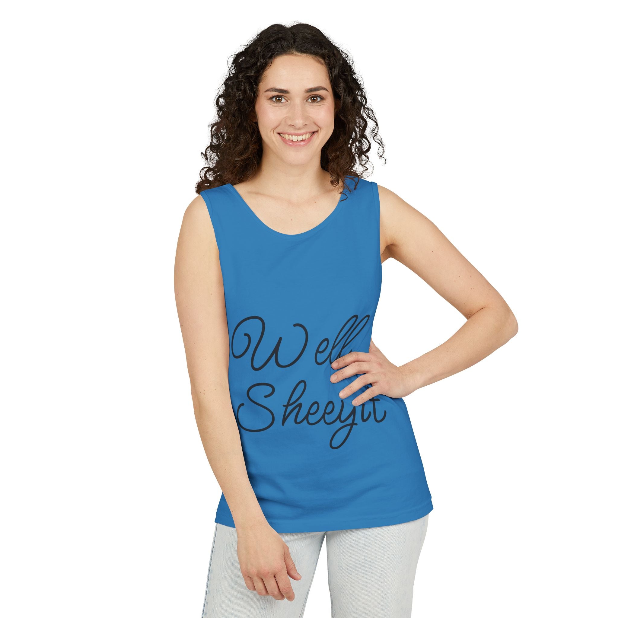 Well Sheeyit Unisex Garment-Dyed Tank Top
